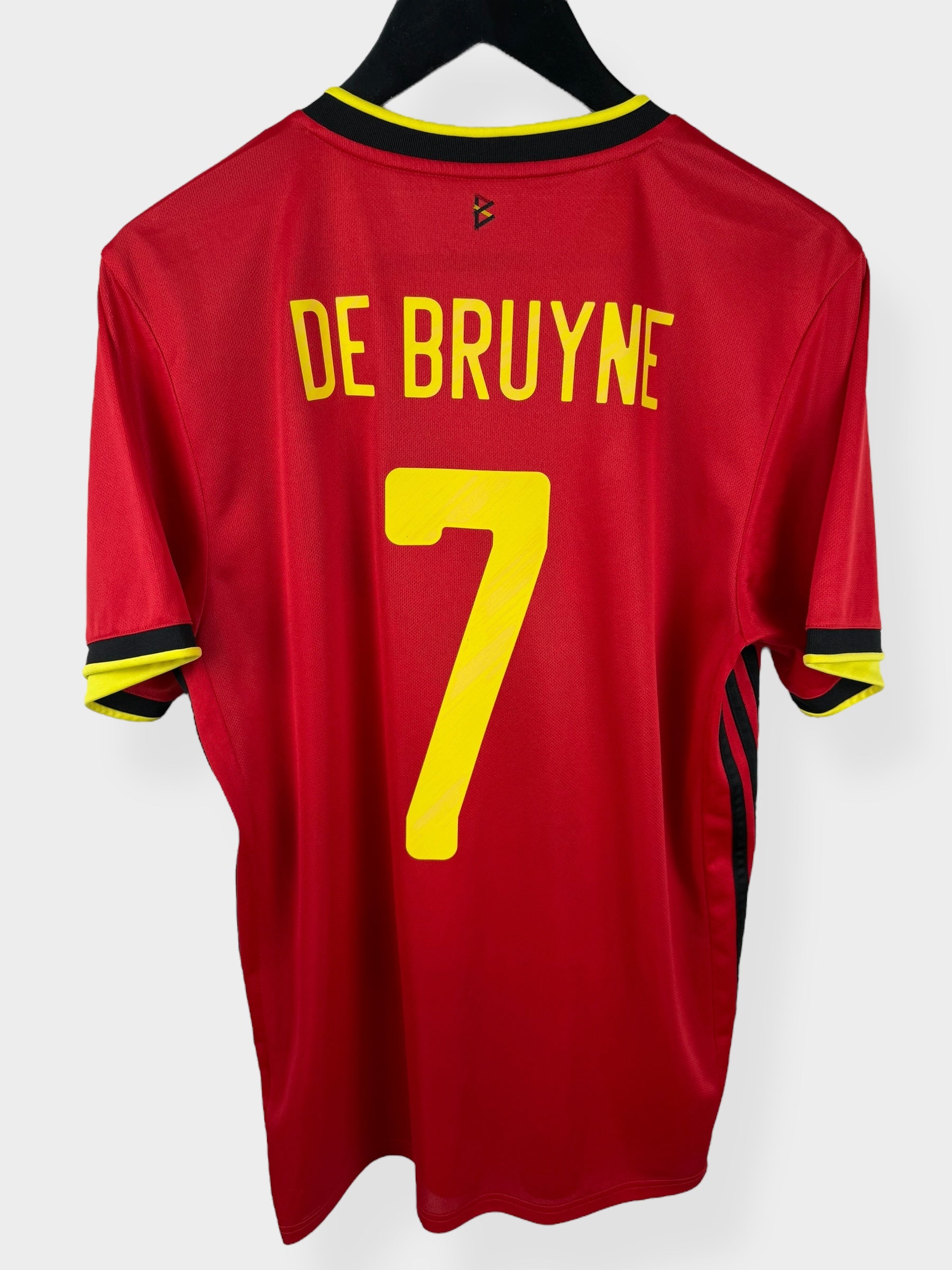 2020-21 BELGIUM HOME SHIRT DE BRUYNE #7 M - Authentic Football Club