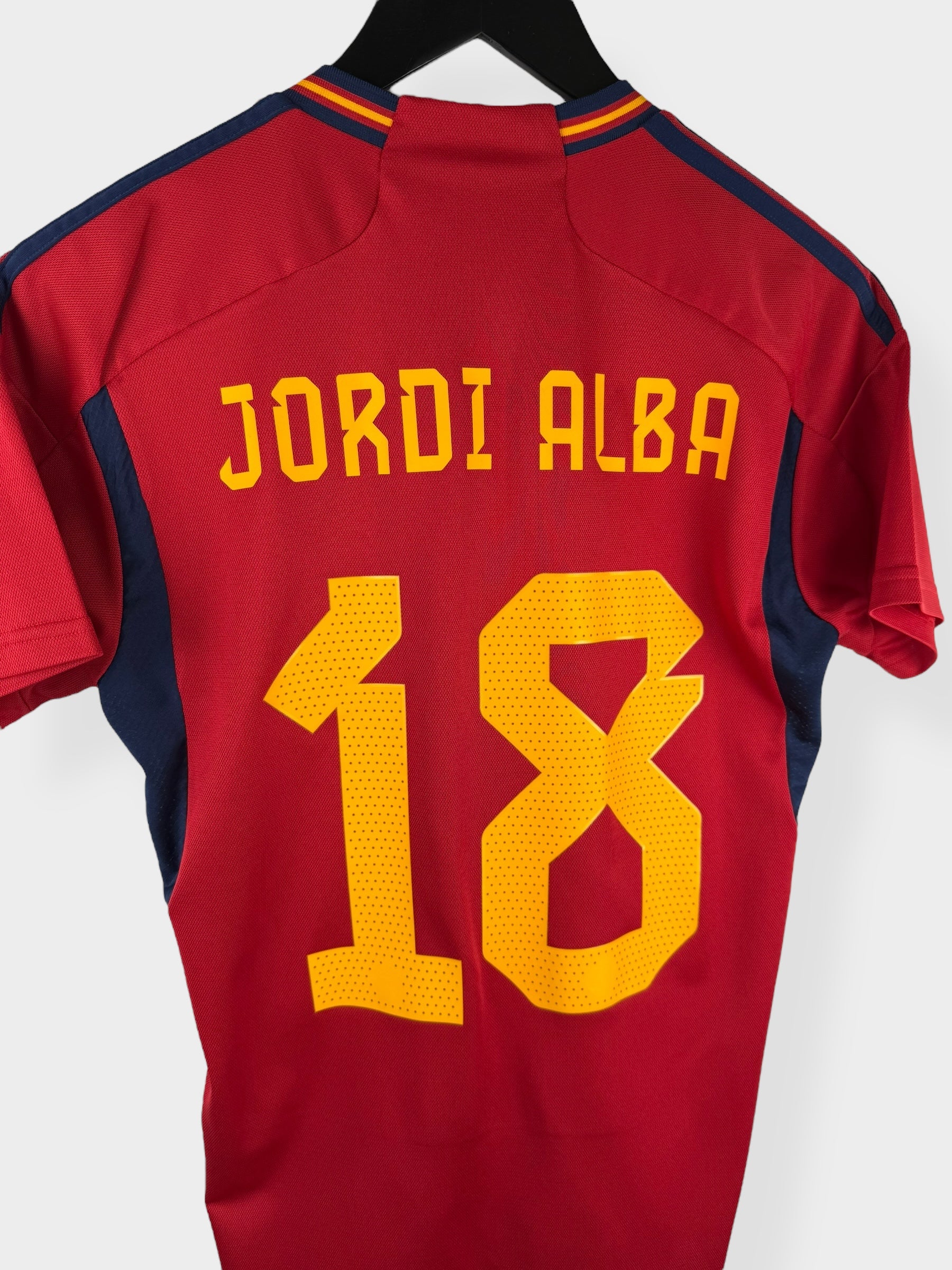 2022-23 SPAIN HOME SHIRT JORDI ALBA #18 S