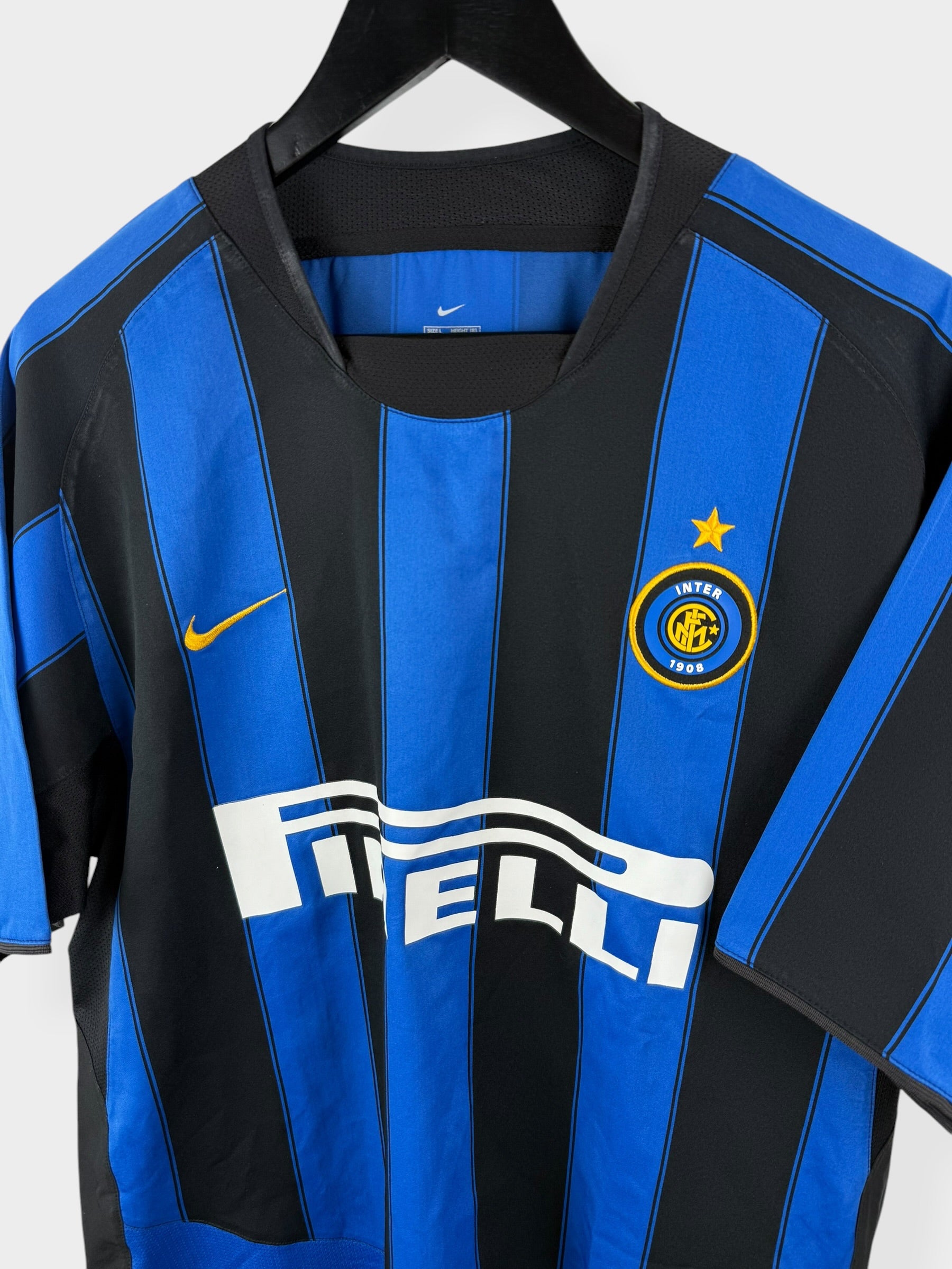 MAILLOT DOMICILE INTER MILAN 2003-04 ZANETTI #4 L