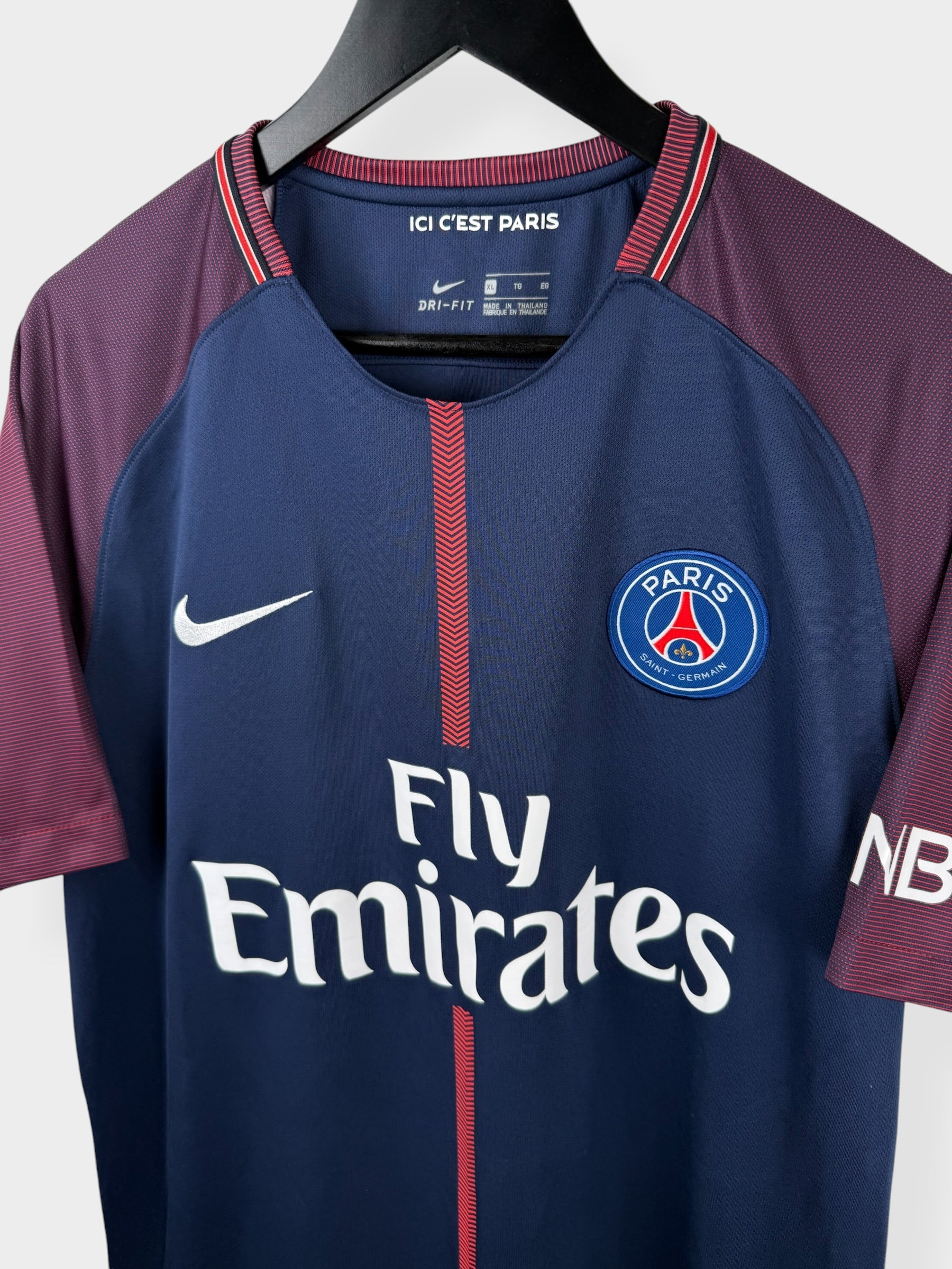 2017-18 PARIS-SAINT GERMAIN HOME SHIRT NEYMAR JR #10 XL