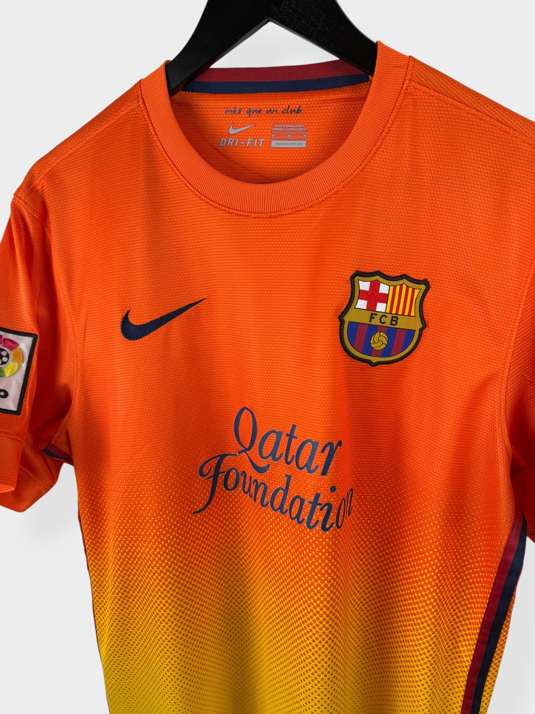 2012-13 BARCELONA AWAY SHIRT DAVID VILLA #7 M
