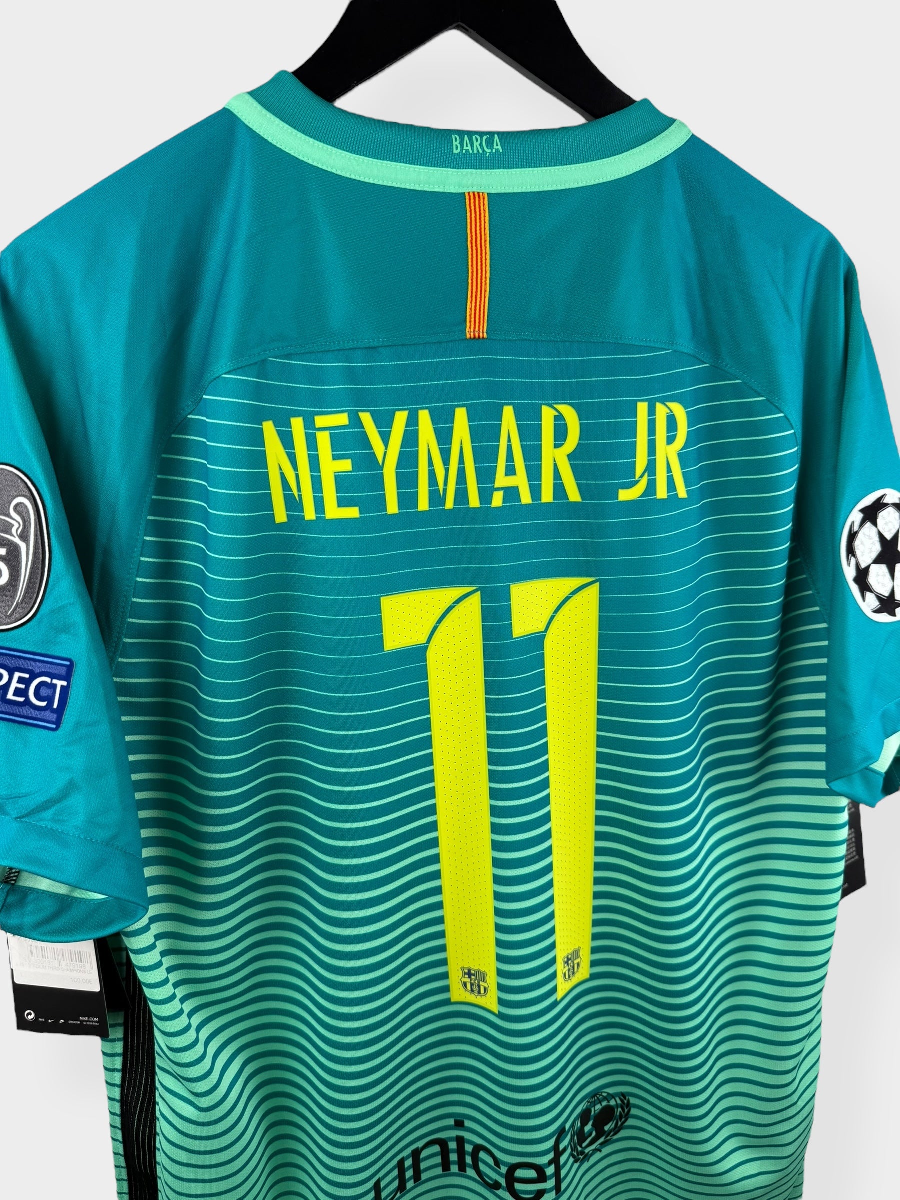 2016-17 BARCELONA DERDE SHIRT NEYMAR JR #11 L