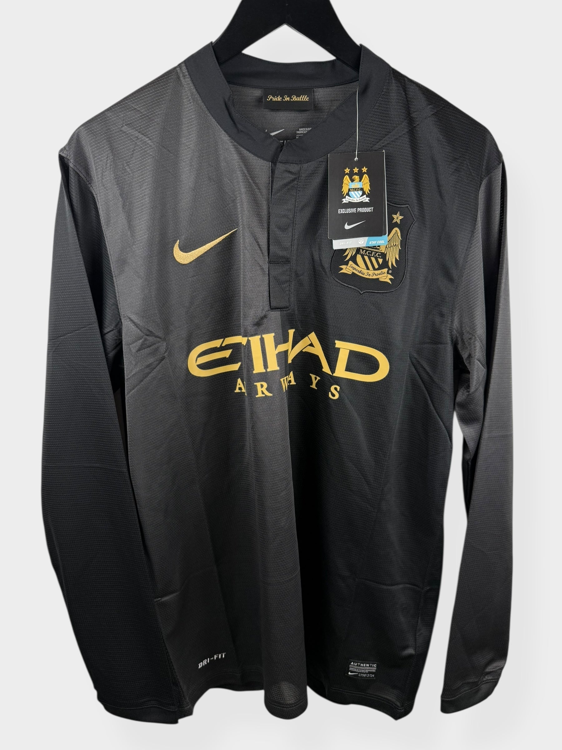2013-14 MANCHESTER CITY AWAY SHIRT LS M - Authentic Football Club