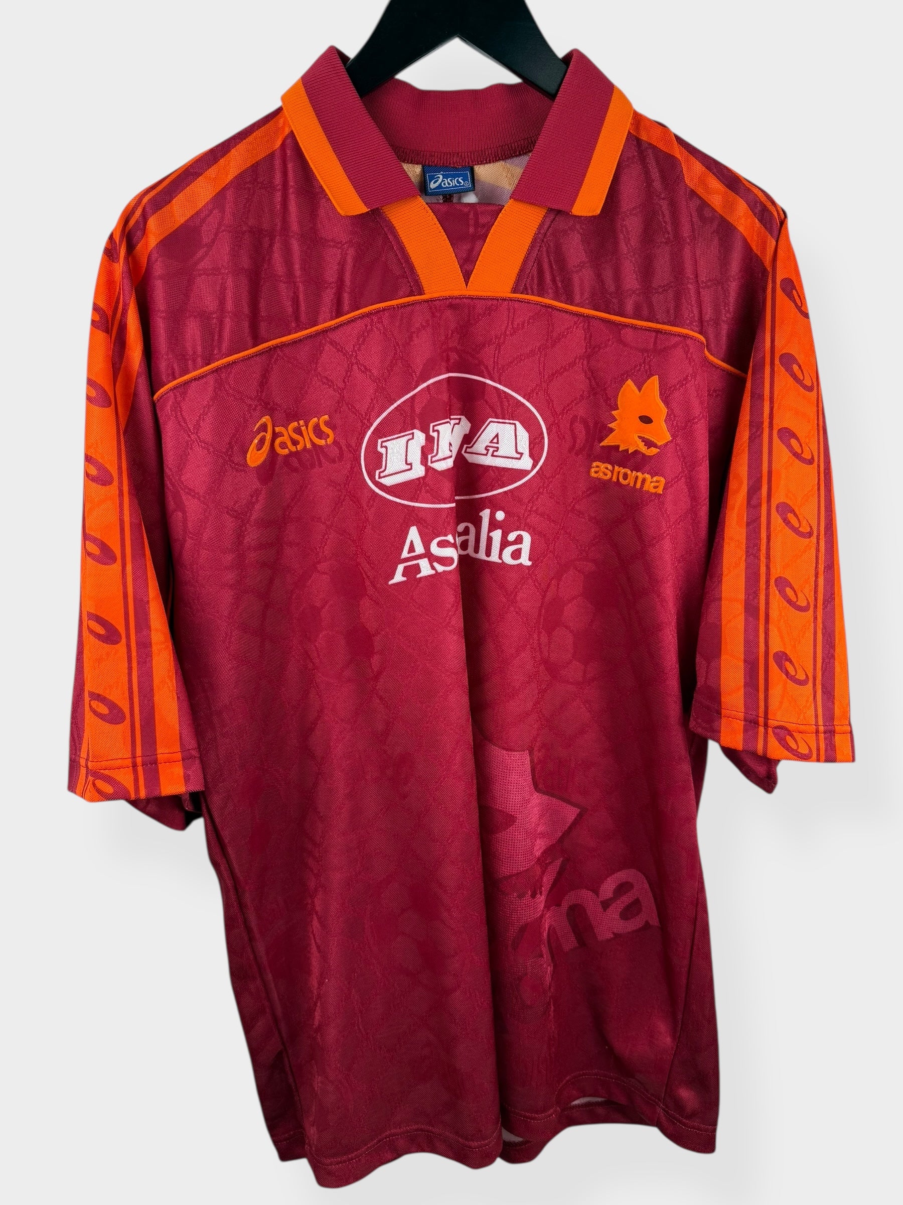 1995-96 AS ROMA HOME SHIRT L