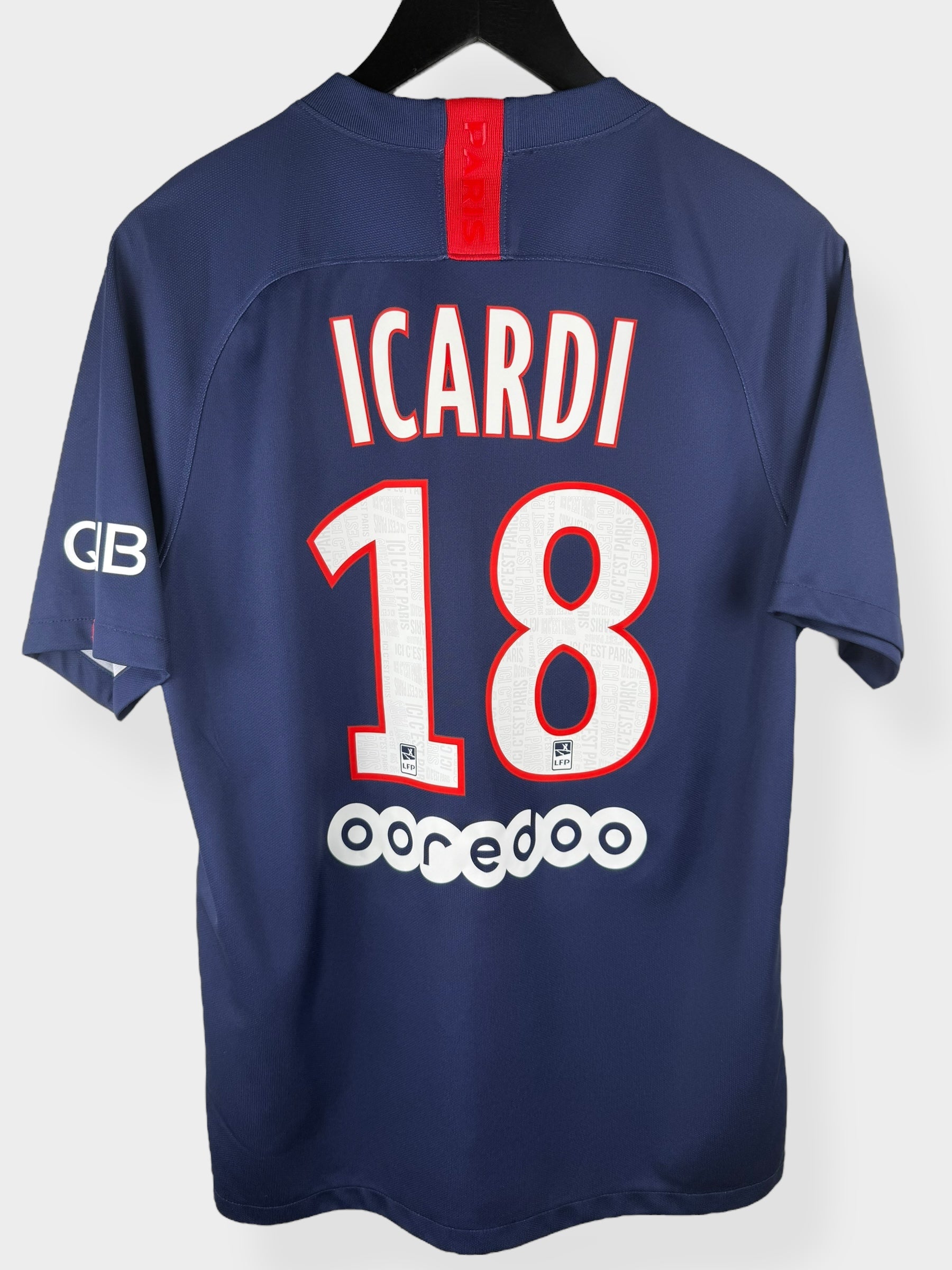 2019-20 PARIS SAINT-GERMAIN HOME SHIRT ICARDI #18 M