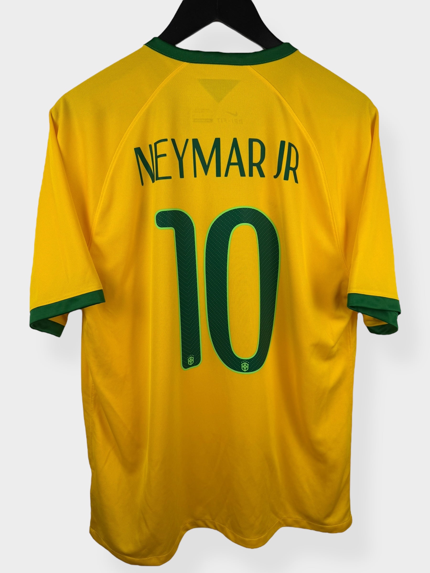 2014-15 BRAZIL HOME SHIRT NEYMAR JR #10 L