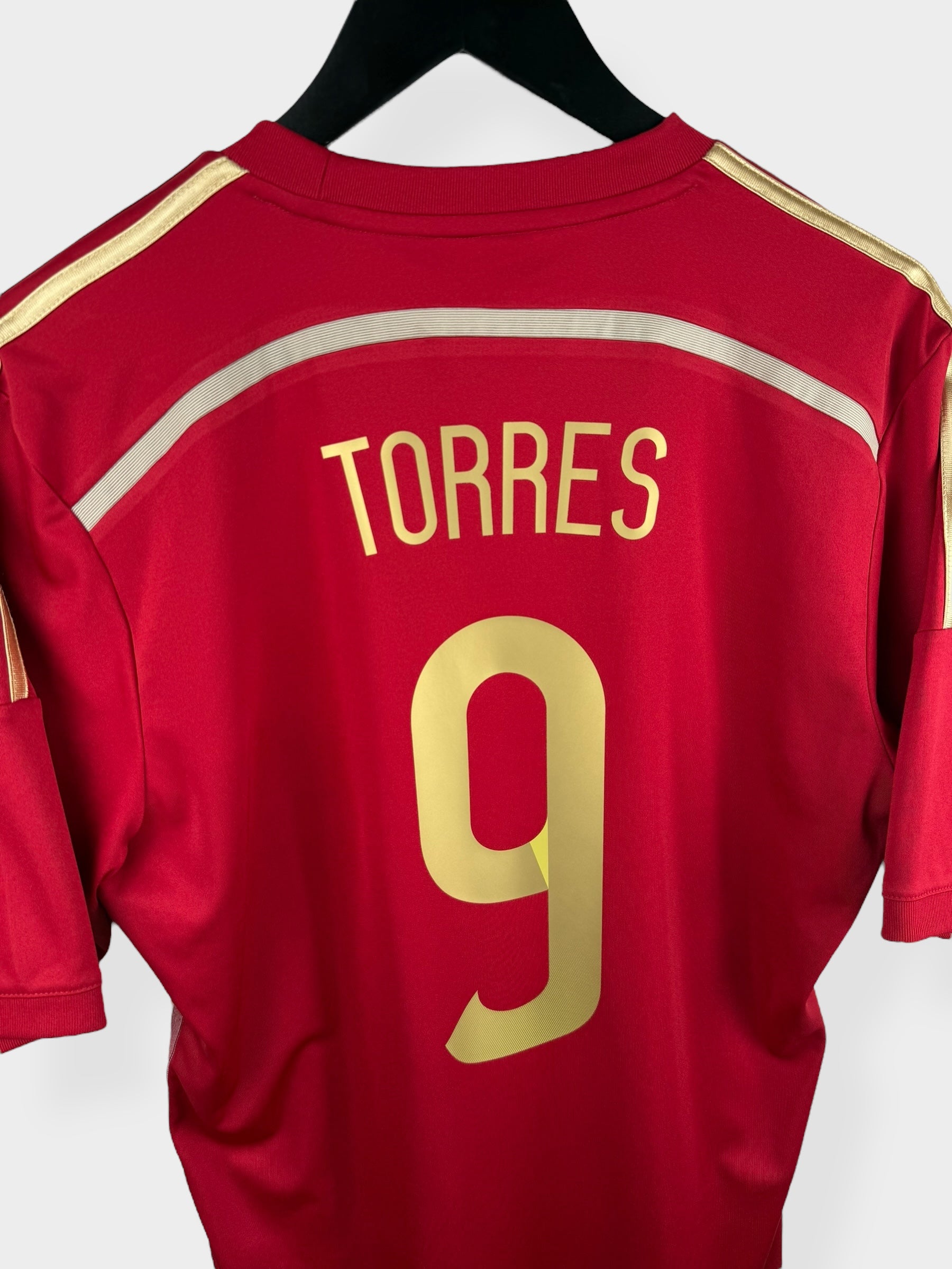2014-15 SPAIN HOME SHIRT TORRES #9 M - Authentic Football Club