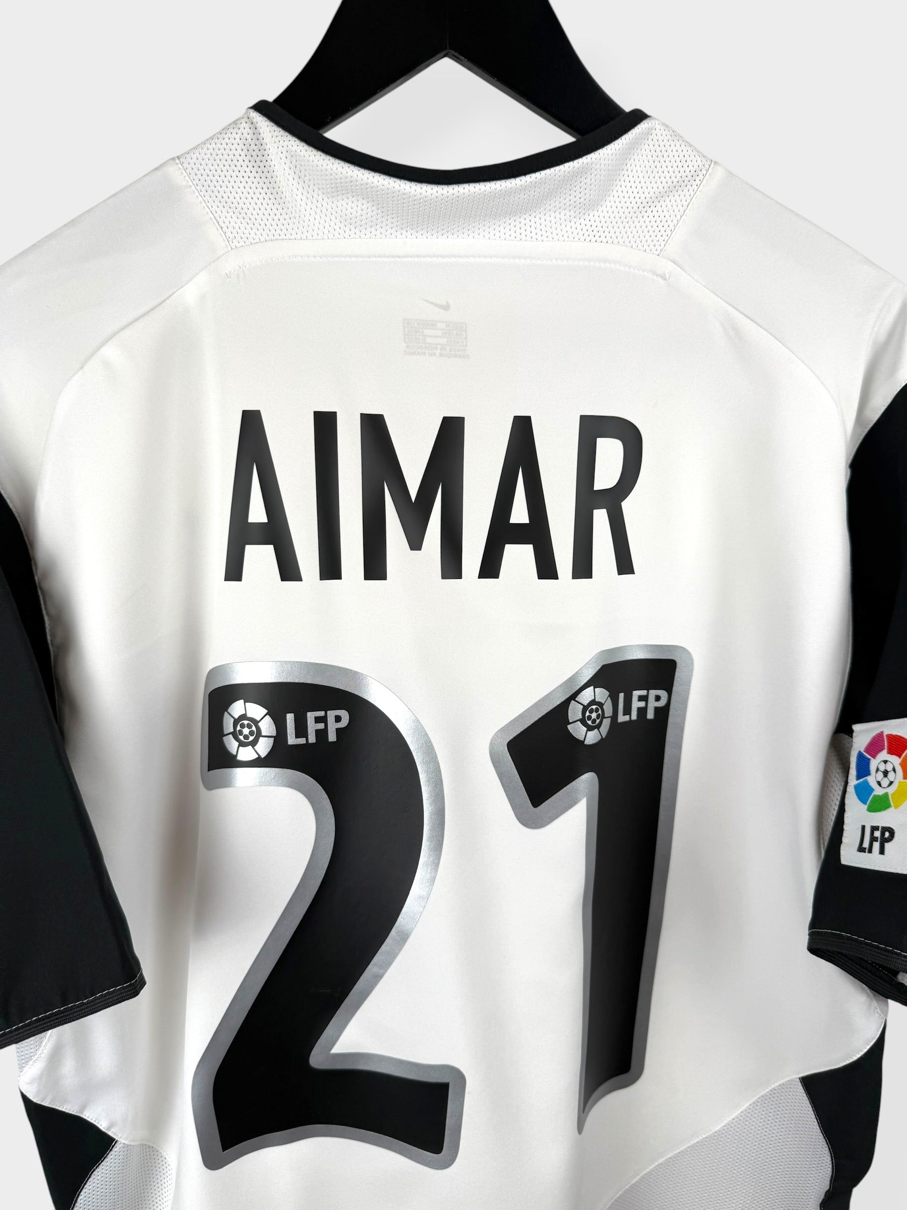 MAILLOT DOMICILE VALENCIA 2003-04 AIMAR #21 M