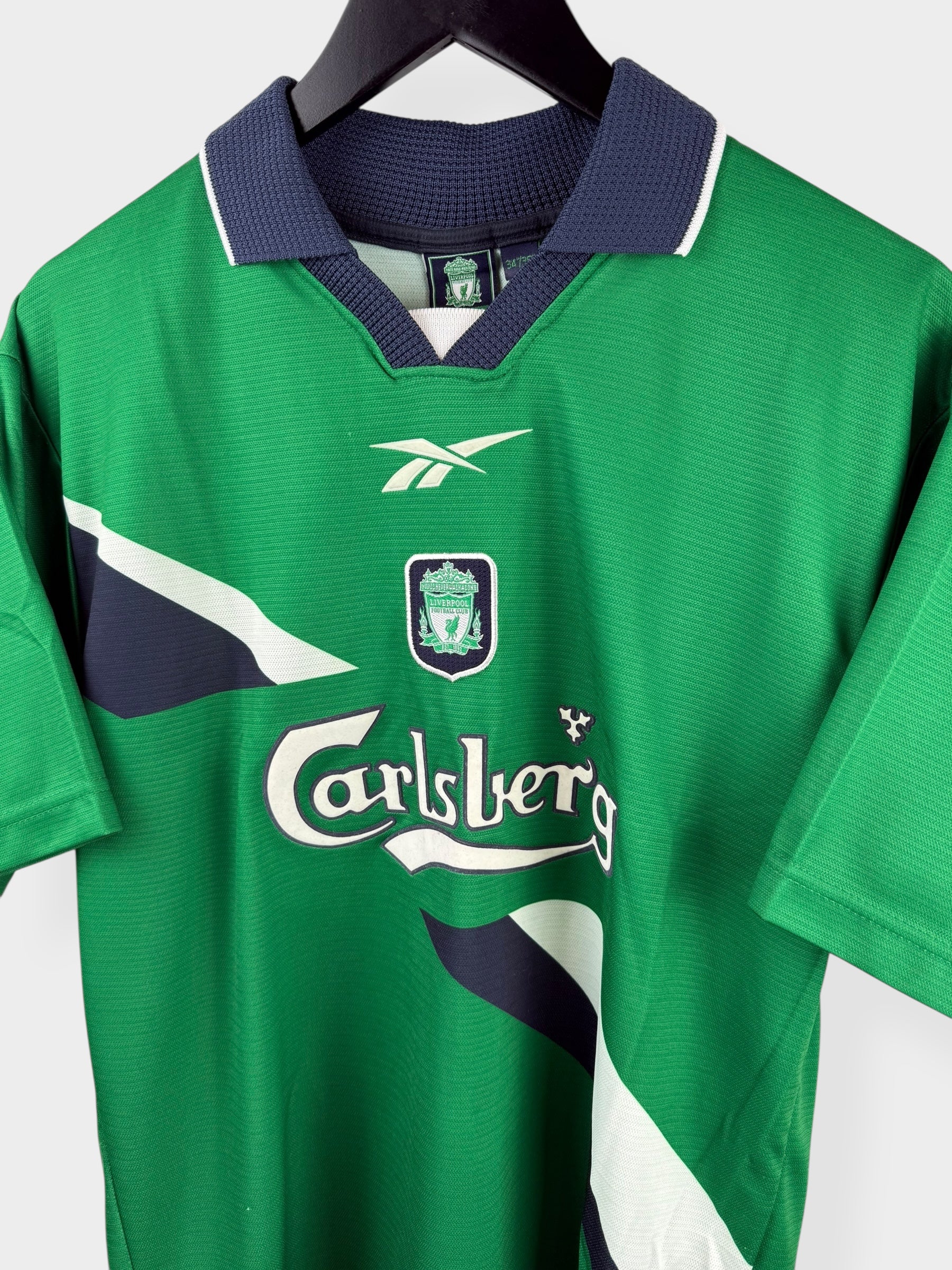 1999-00 LIVERPOOL AUSWÄRTSTRIKOT GERRARD #28 L