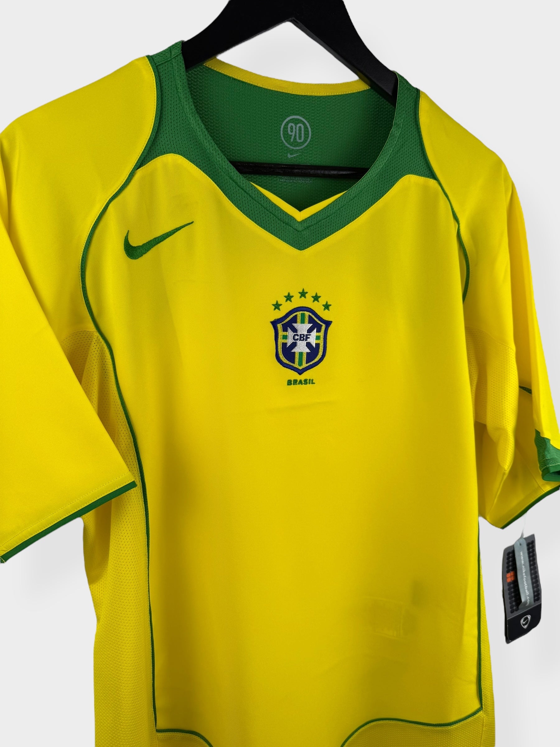 2004-06 BRAZIL HOME SHIRT L