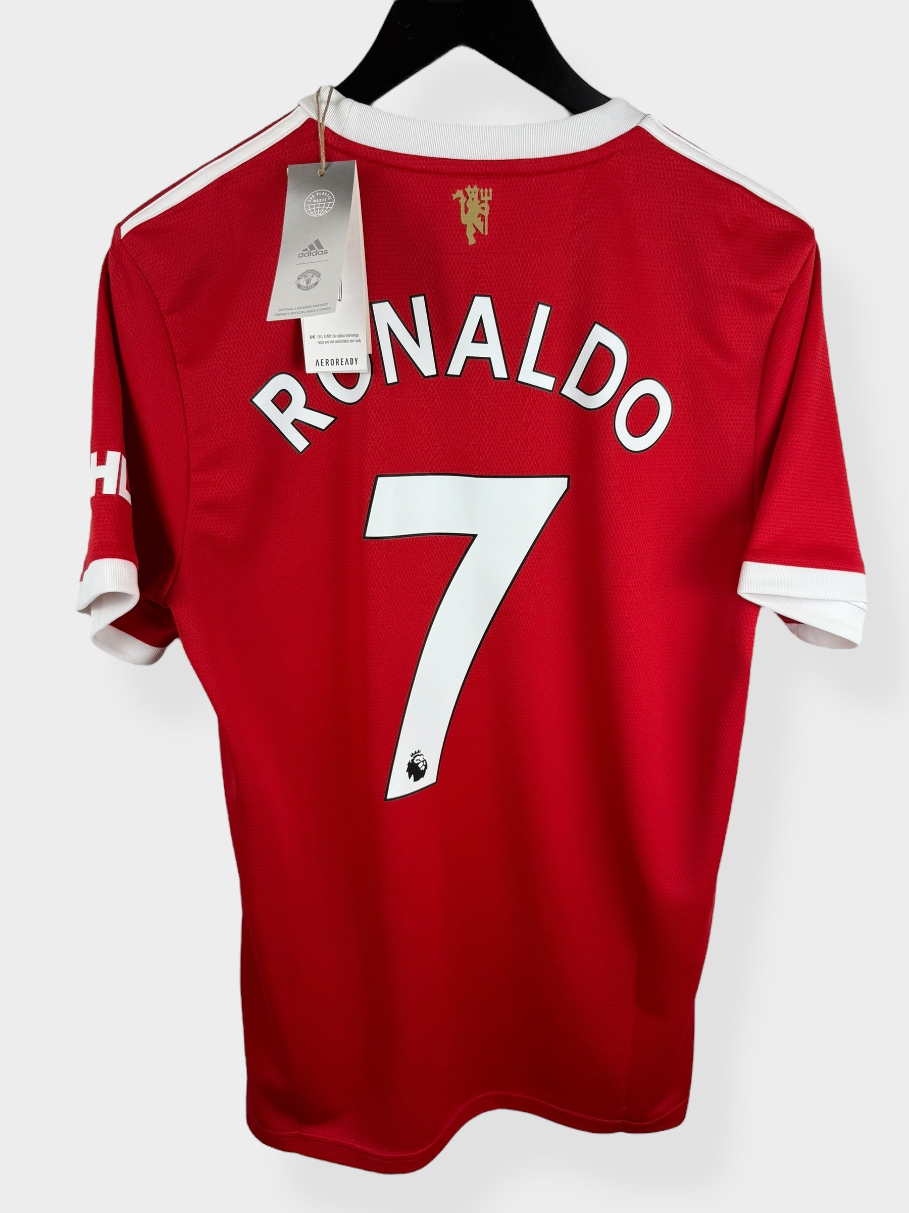 2021-22 MANCHESTER UNITED HOME SHIRT RONALDO #7 M - Authentic Football Club