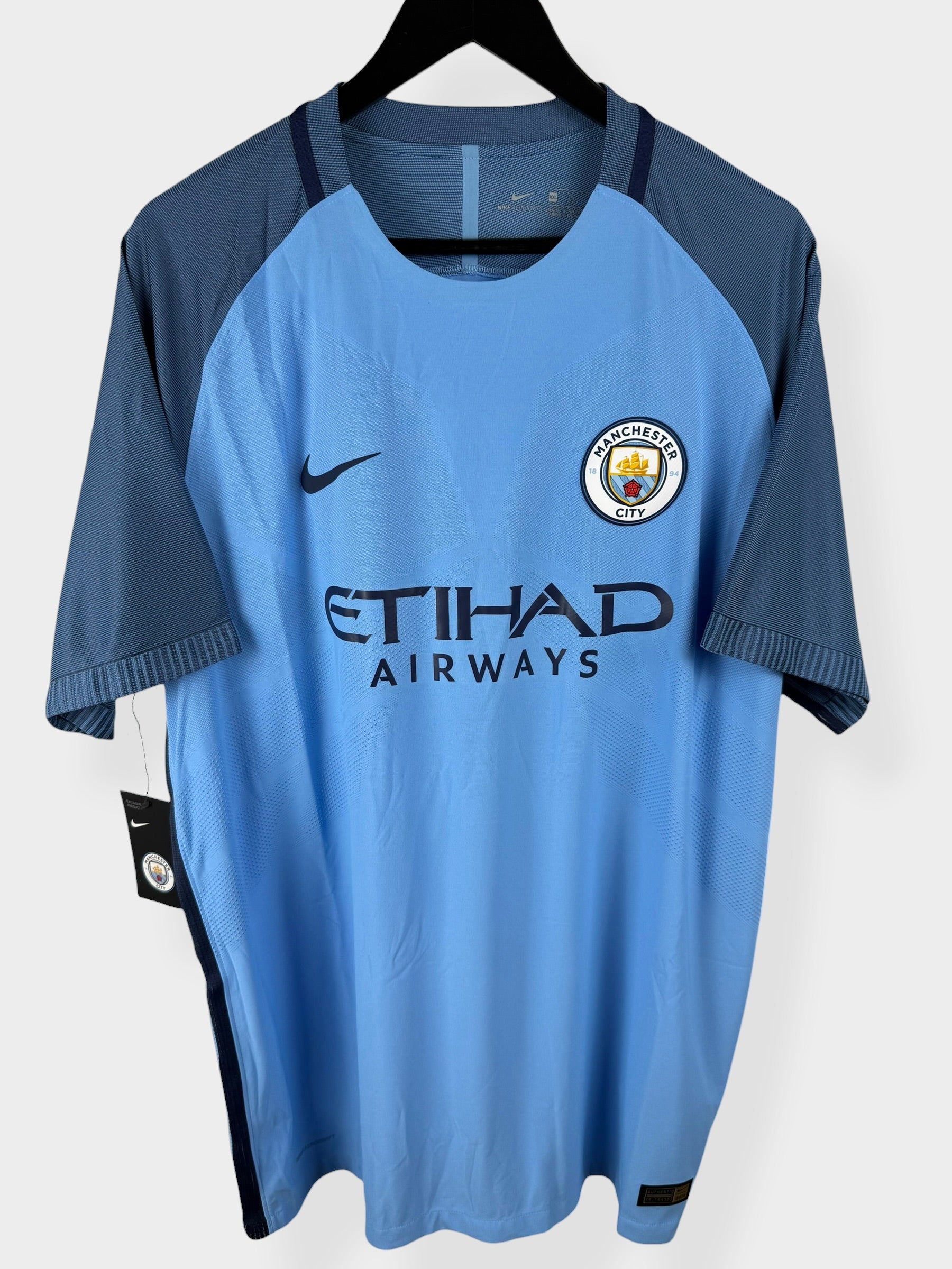 MAILLOT DOMICILE MANCHESTER CITY 2016-17 ÉDITION JOUEUR SILVA #21 XXL