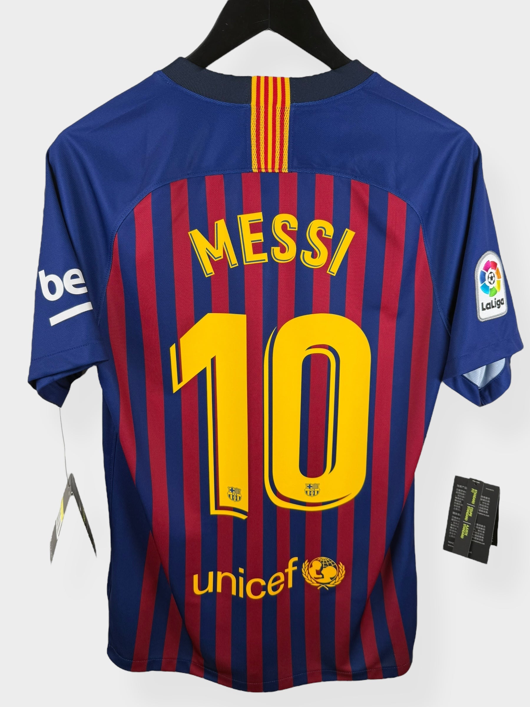 2018-19 BARCELONA HOME SHIRT MESSI #10 S - Authentic Football Club