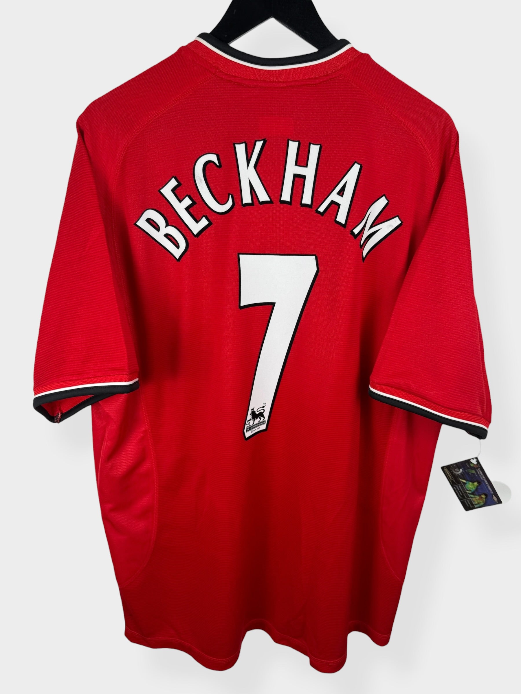 2000-02 MANCHESTER UNITED HOME SHIRT BECKHAM #7 XL