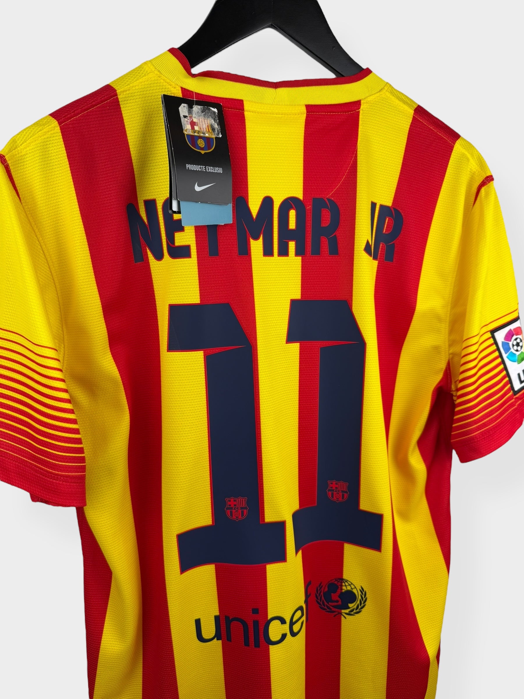 2013-14 BARCELONA AWAY SHIRT NEYMAR JR #11 M