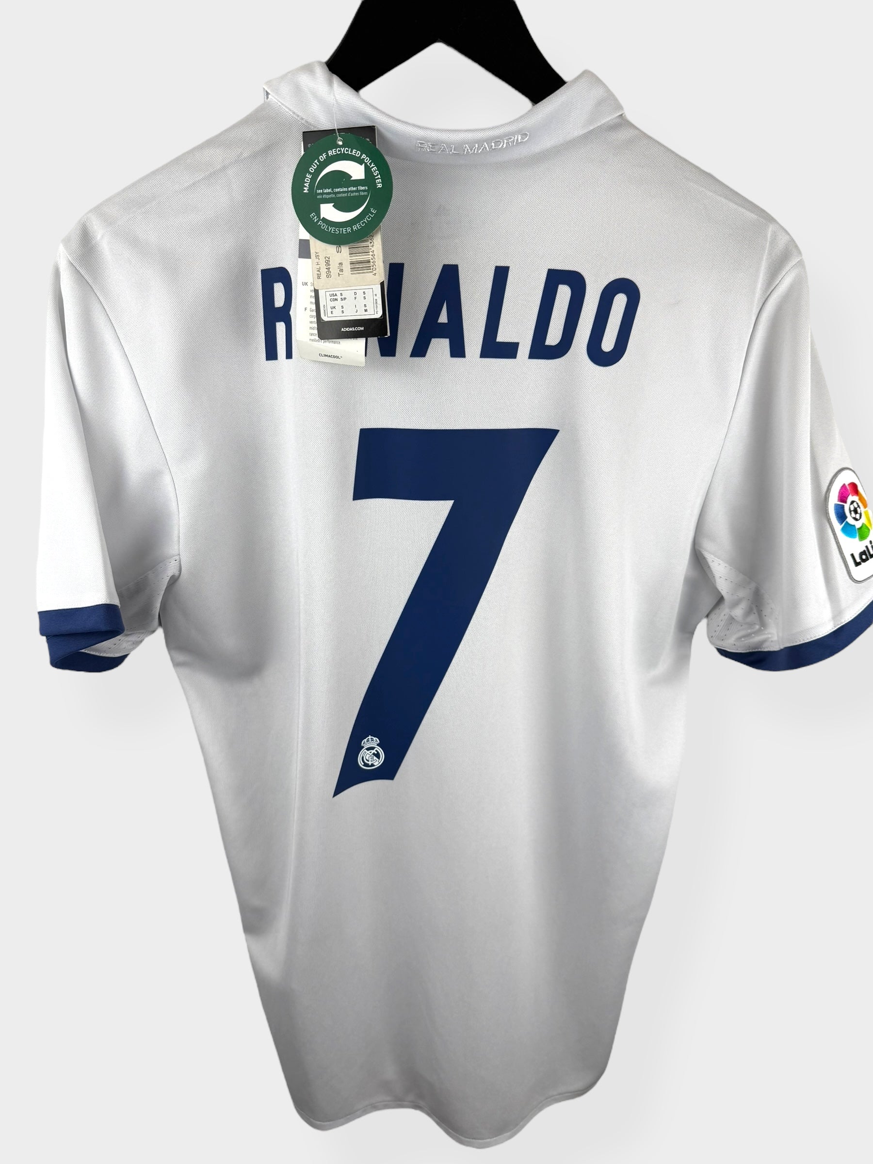2016-17 REAL MADRID HOME SHIRT RONALDO #7 S - Authentic Football Club