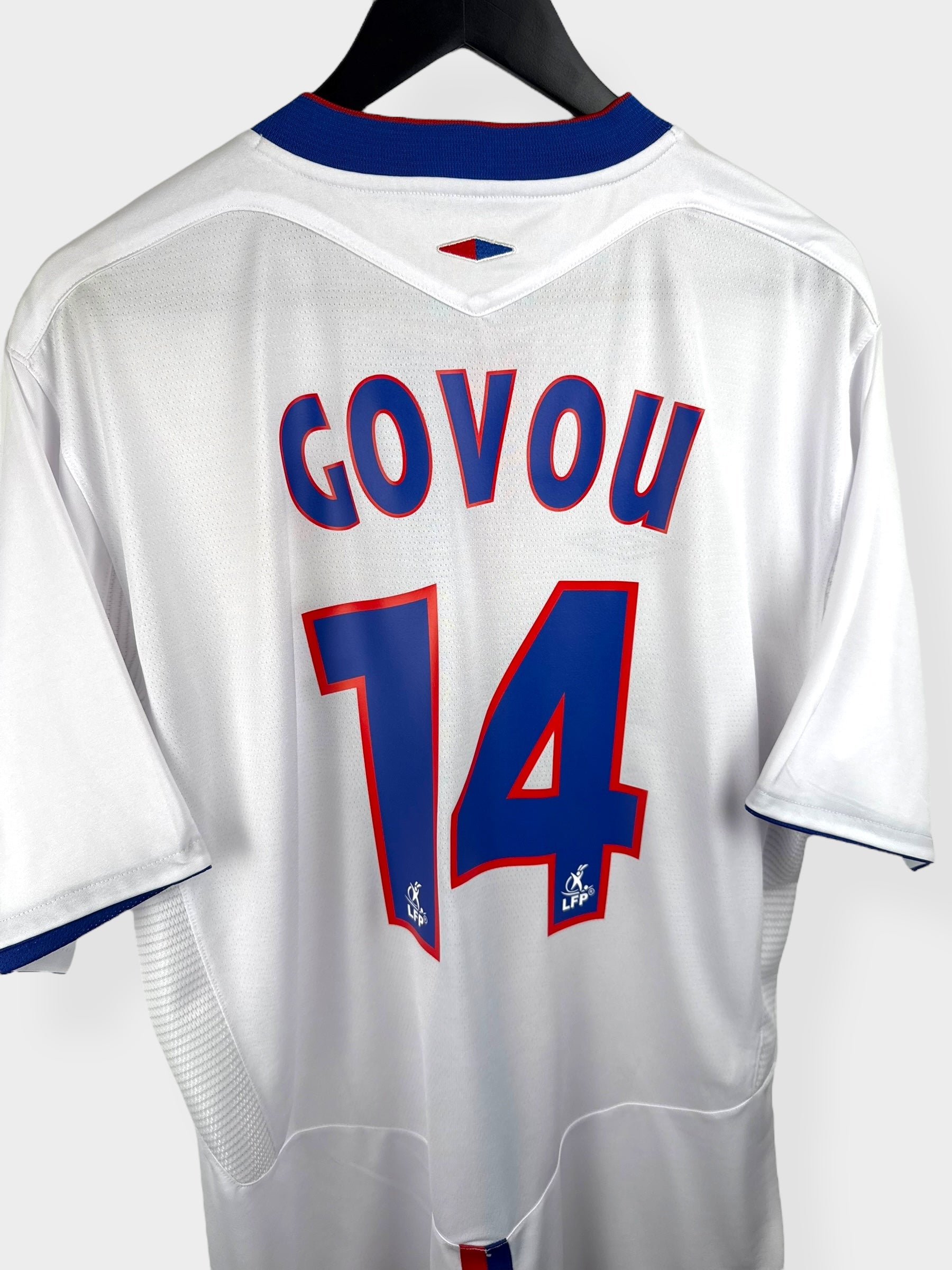 2005-06 OLYMPIQUE LYONNAIS HOME SHIRT GOVOU #14 XL - Authentic Football Club