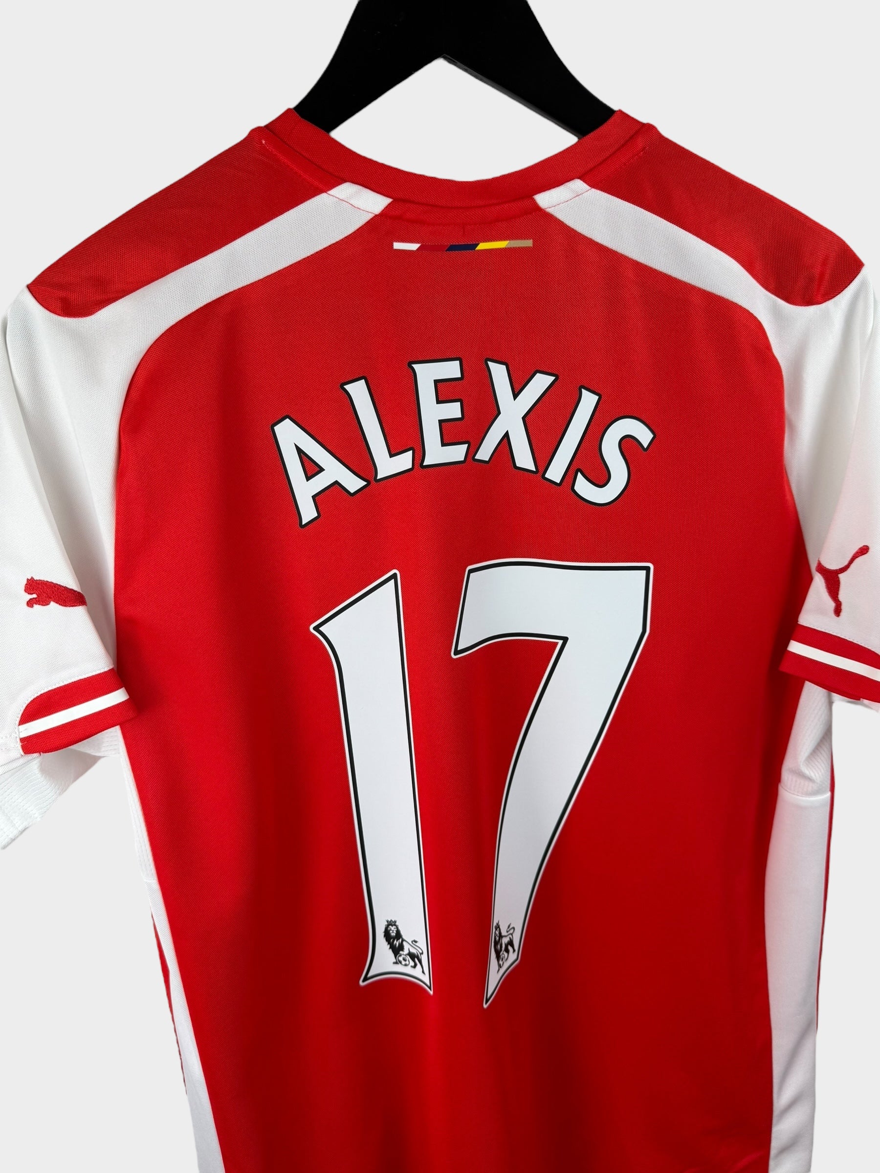 2014-15 ARSENAL HOME SHIRT ALEXIS #17 M