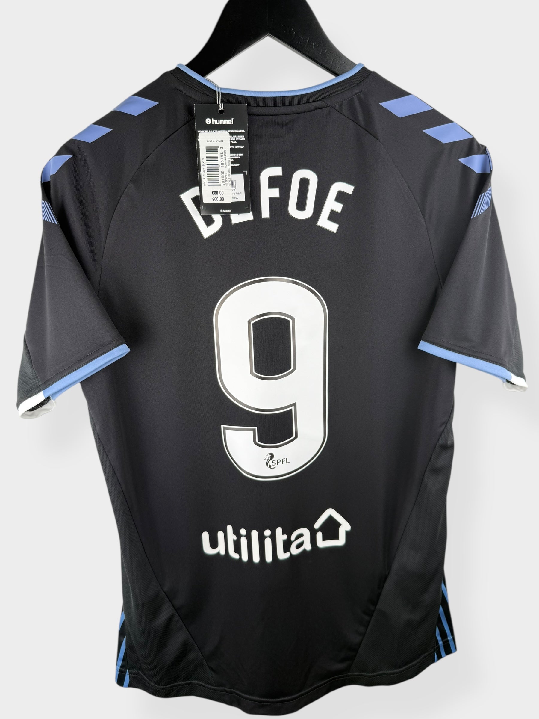 2019-20 RANGERS AWAY SHIRT DEFOE #9 M