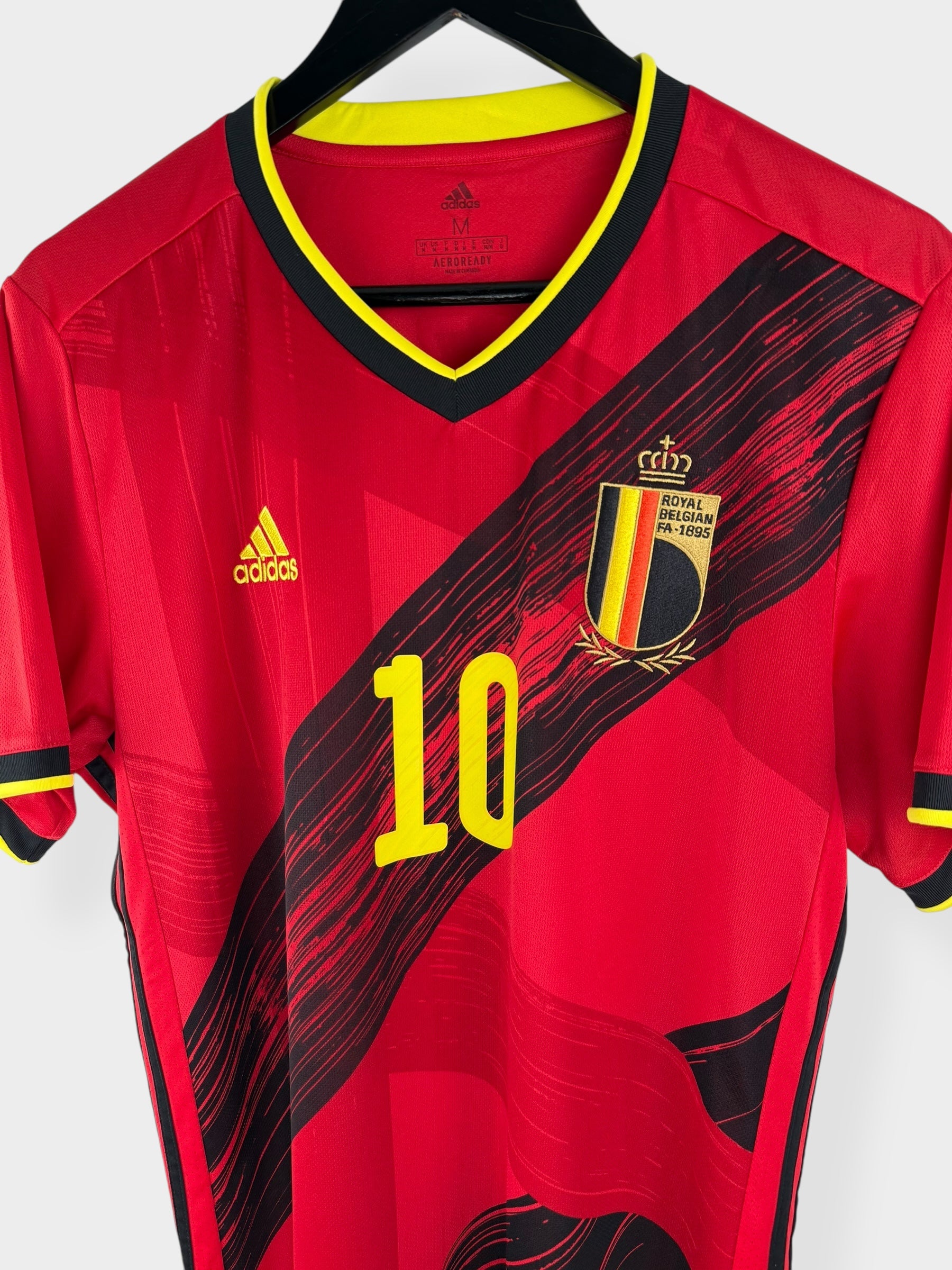 2020-21 BELGIUM HOME SHIRT HAZARD #10 M