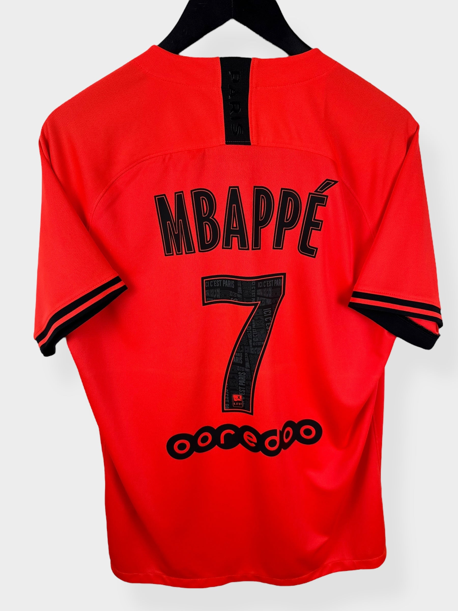 2019-20 PARIS SAINT-GERMAIN AWAY SHIRT MBAPPE #7 L - Authentic Football Club