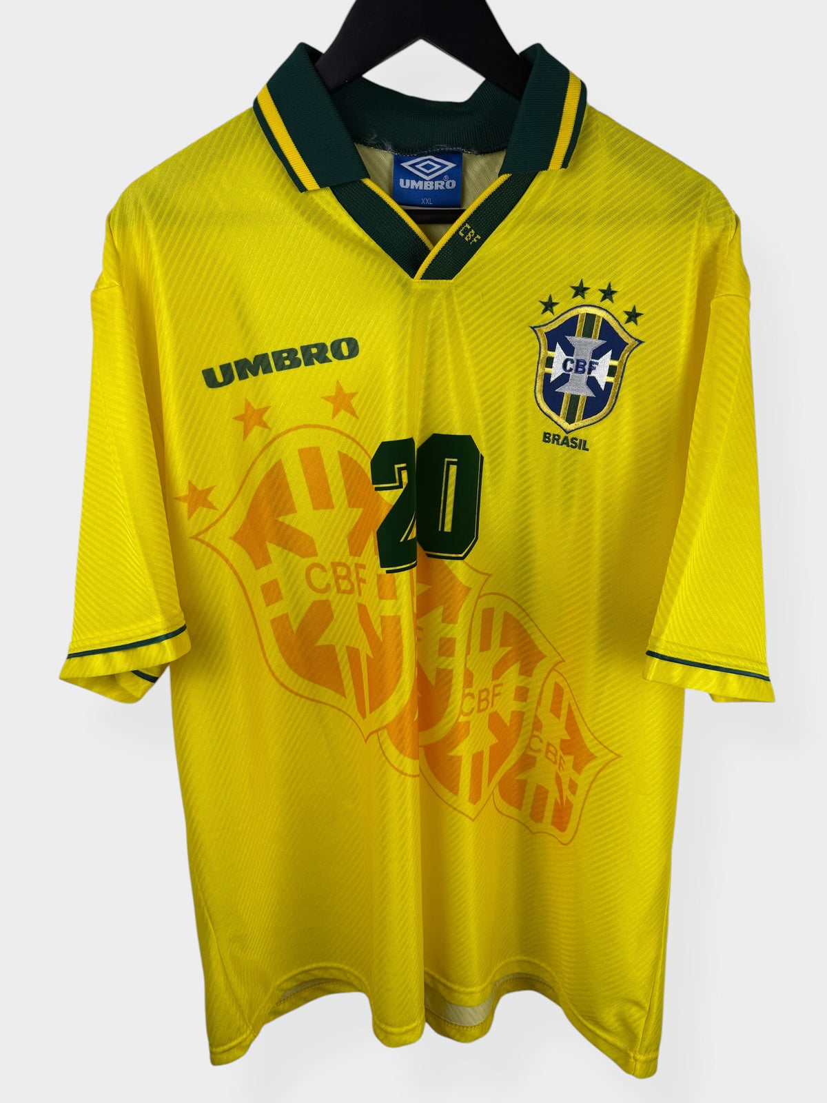 MAILLOT DOMICILE BRÉSIL 1994-95 RONALDO #20 XXL