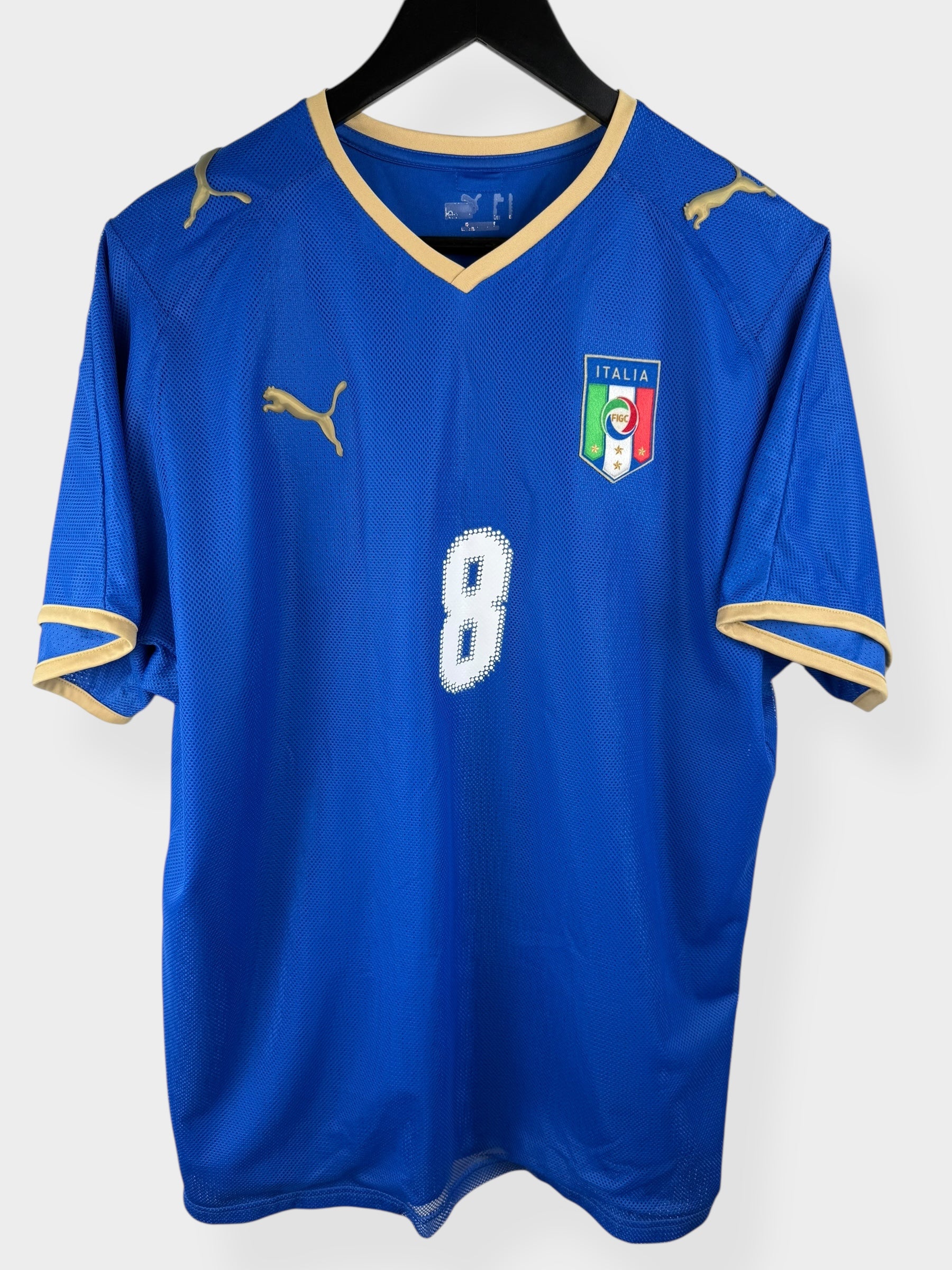 2008-09 ITALY HOME SHIRT GATTUSO #8 L