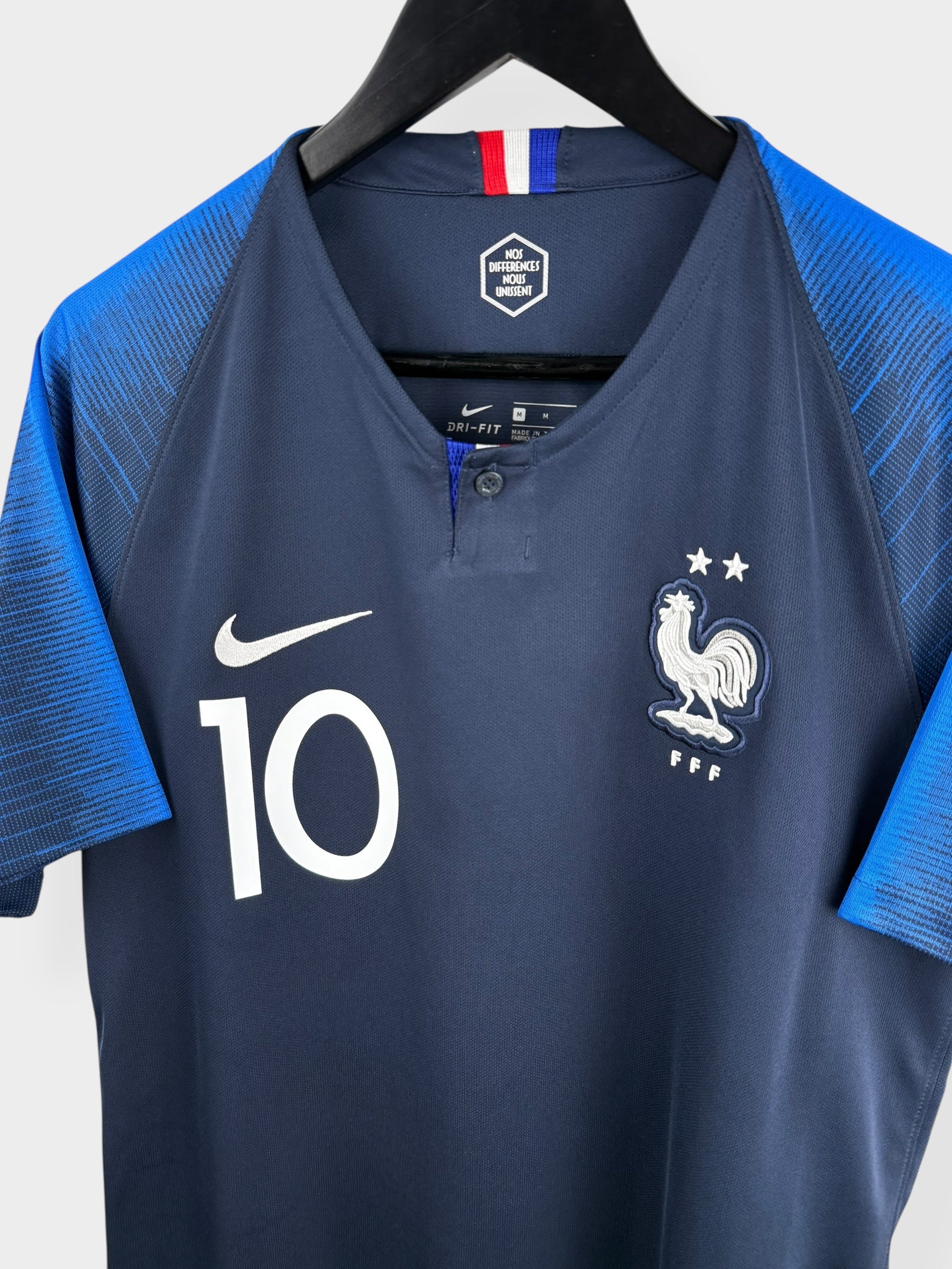 2018-19 FRANCE HOME SHIRT MBAPPE #10 M - Authentic Football Club