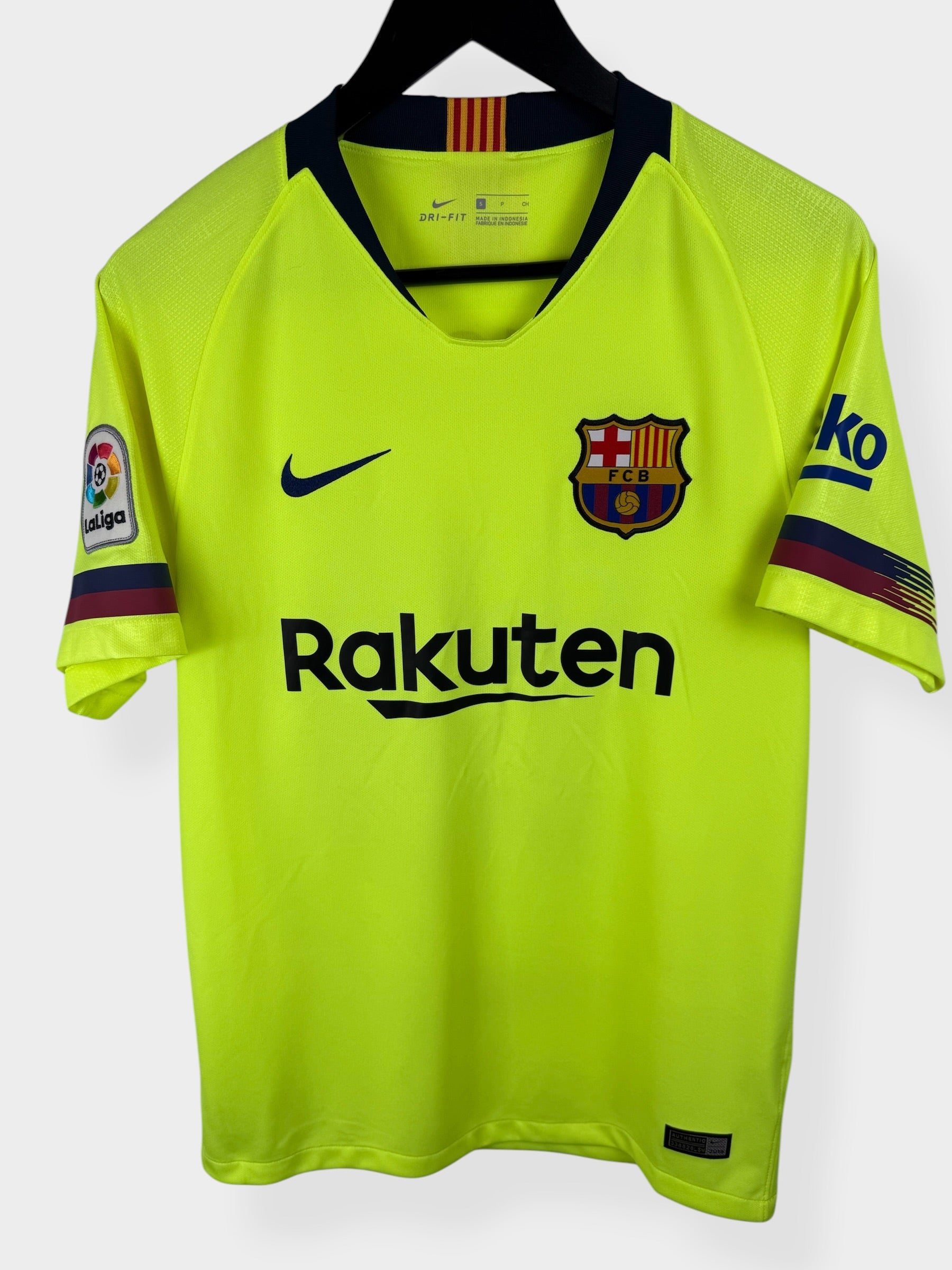 MAILLOT EXTÉRIEUR BARCELONA 2018-19 MESSI #10 S