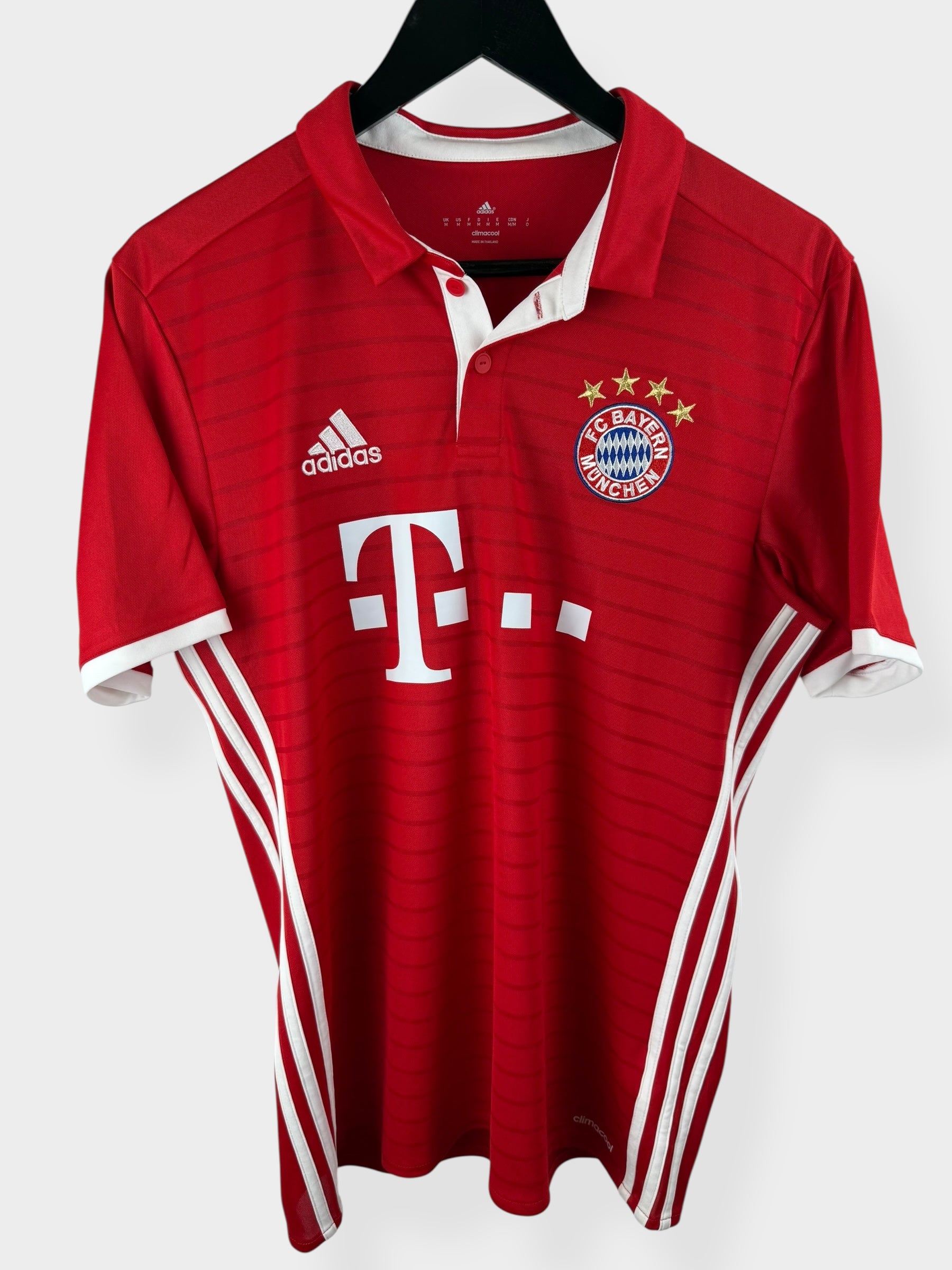 2016-17 BAYERN MUNICH HOME SHIRT LEWANDOWSKI #9 M