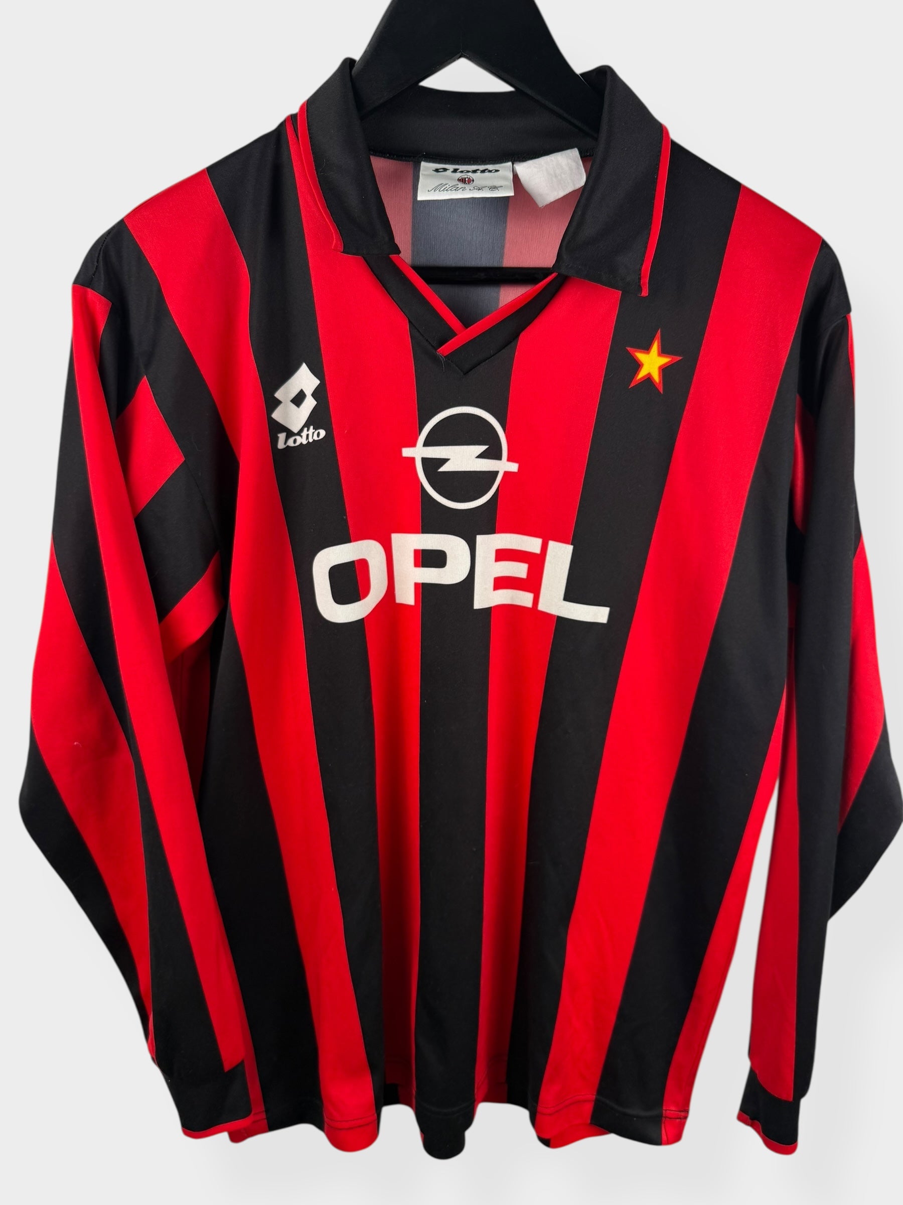 1994-95 AC MILAN HOME SHIRT LS M - Authentic Football Club