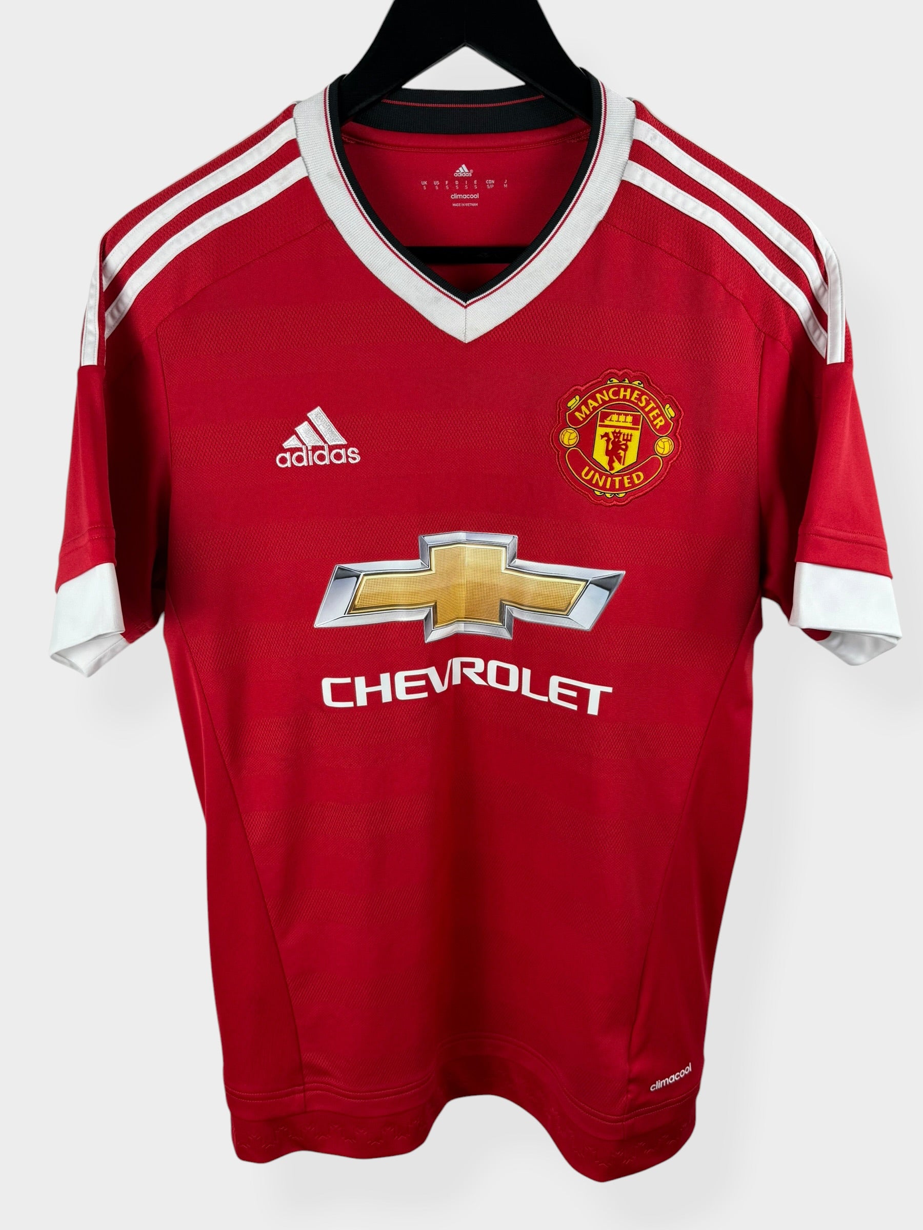2015-16 MANCHESTER UNITED HOME SHIRT CARRICK #16 S