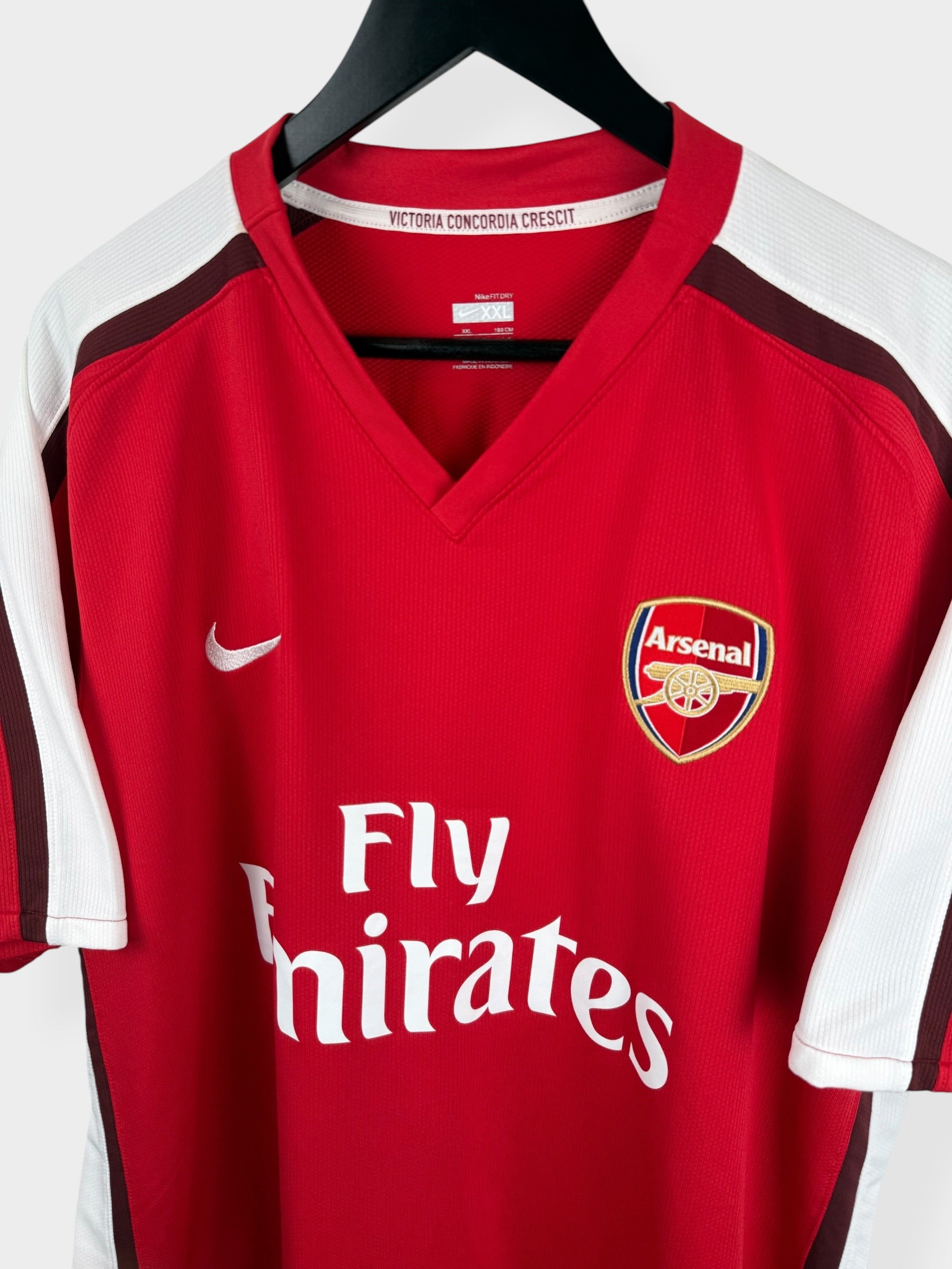 2008-10 ARSENAL HOME SHIRT ADEBAYOR #25 XXL