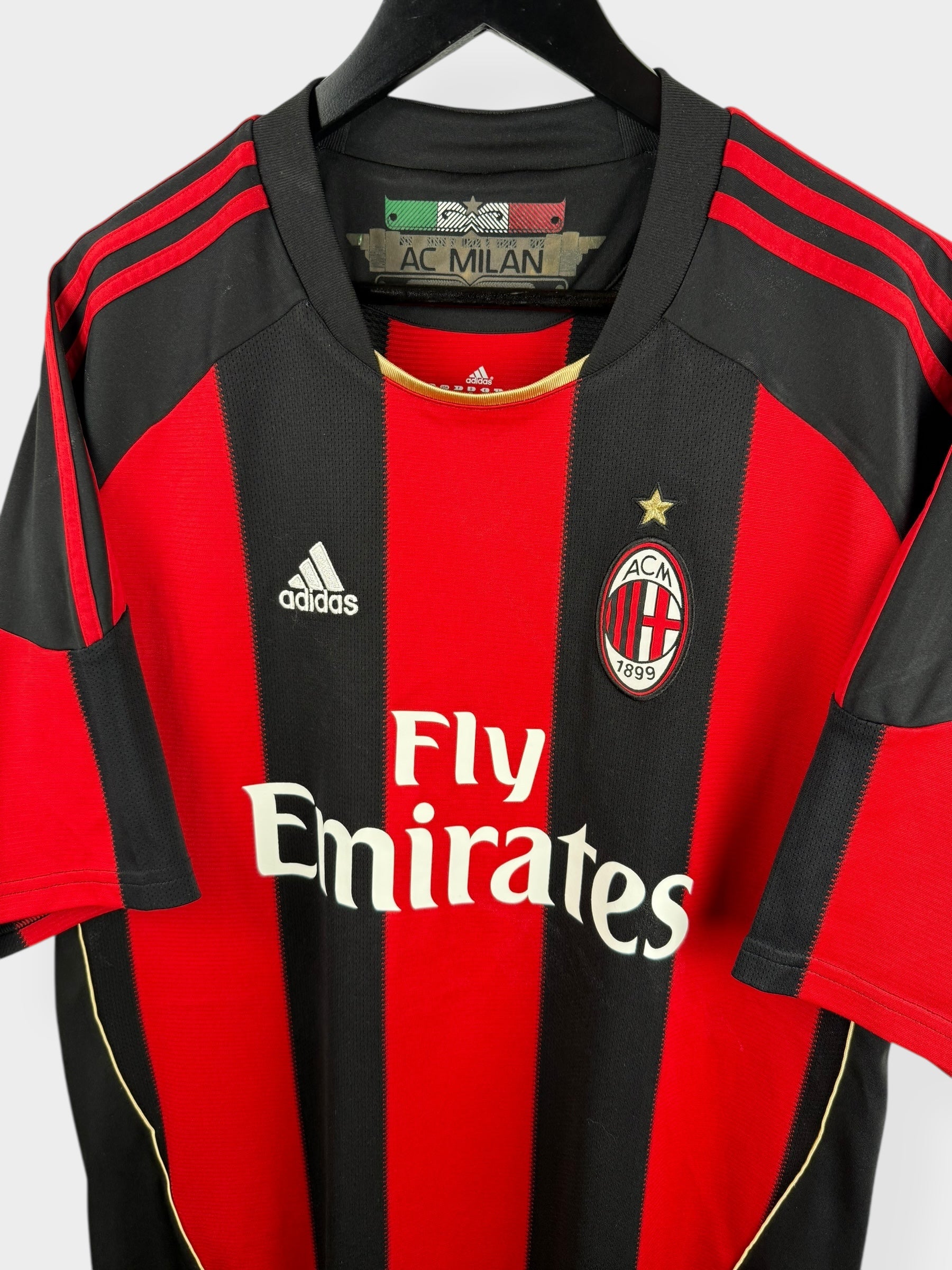 2010-11 AC MILAN HOME SHIRT RONALDINHO #80 XL
