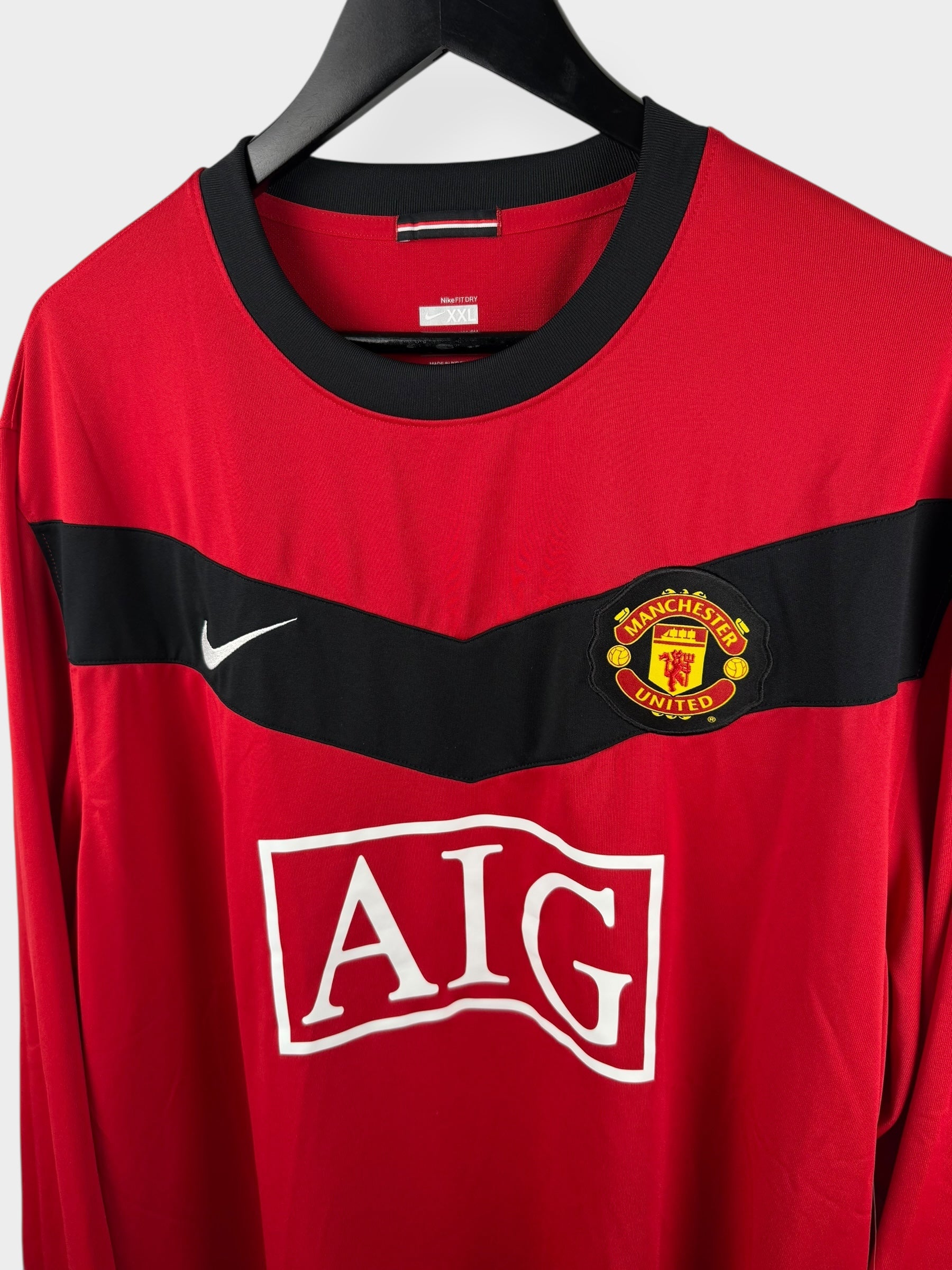 2009-10 MANCHESTER UNITED THUISSHIRT BERBATOV #9 XXL LS