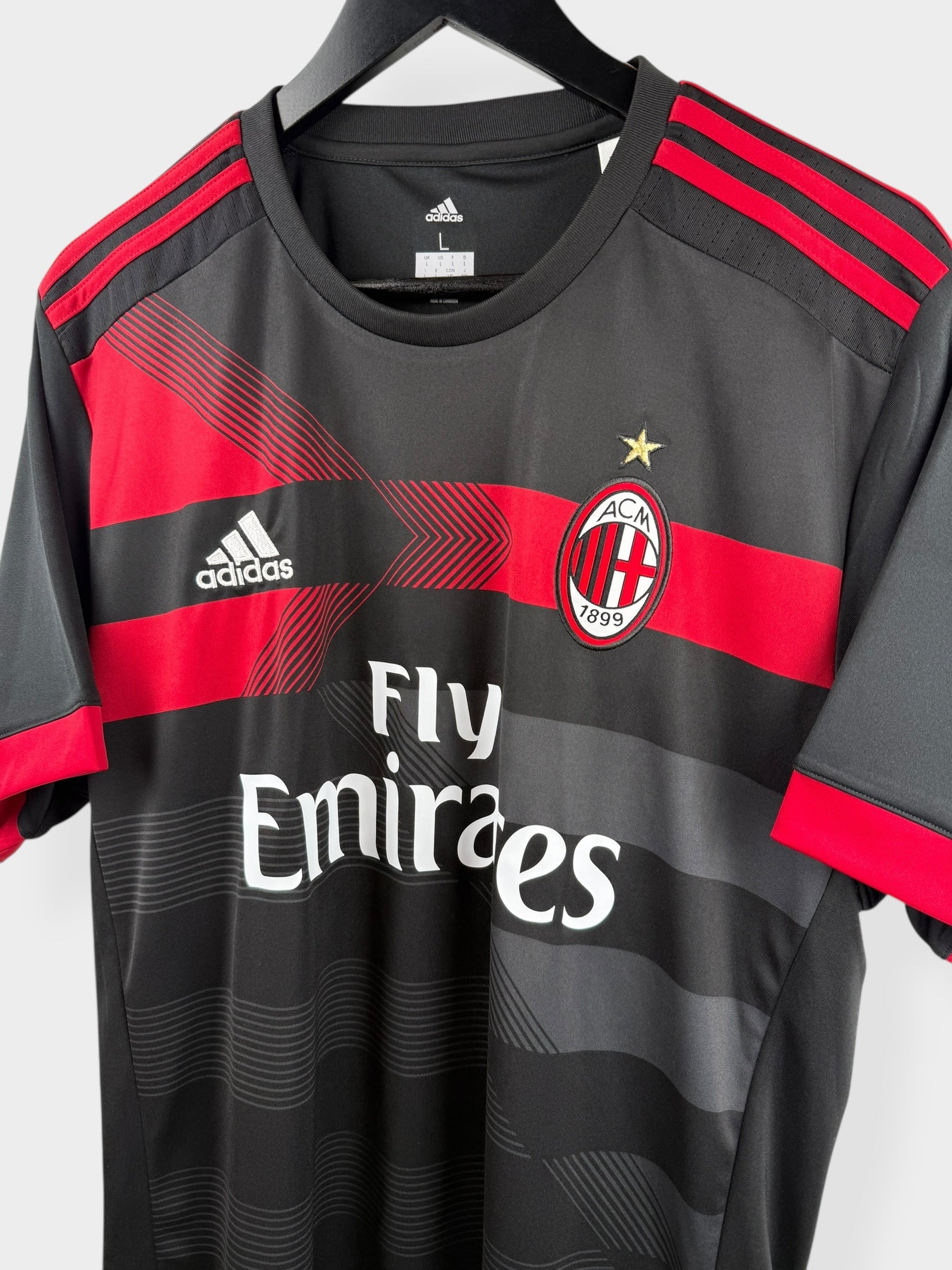 2017-18 AC MILAN DERDE SHIRT L