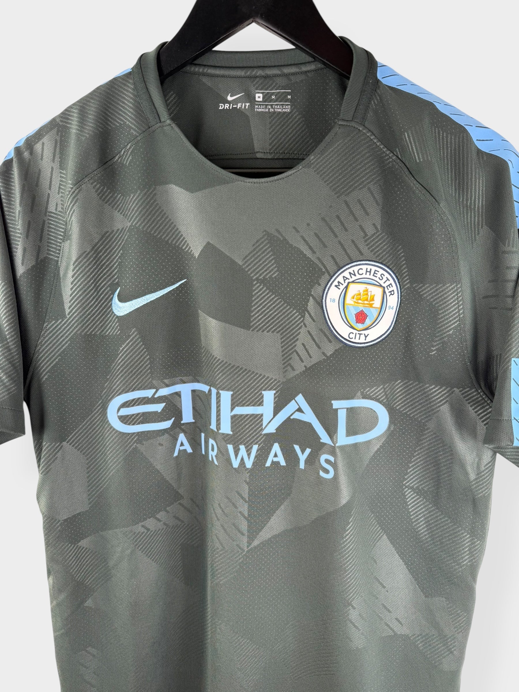 2017-18 MANCHESTER CITY THIRD SHIRT STERLING #7 M
