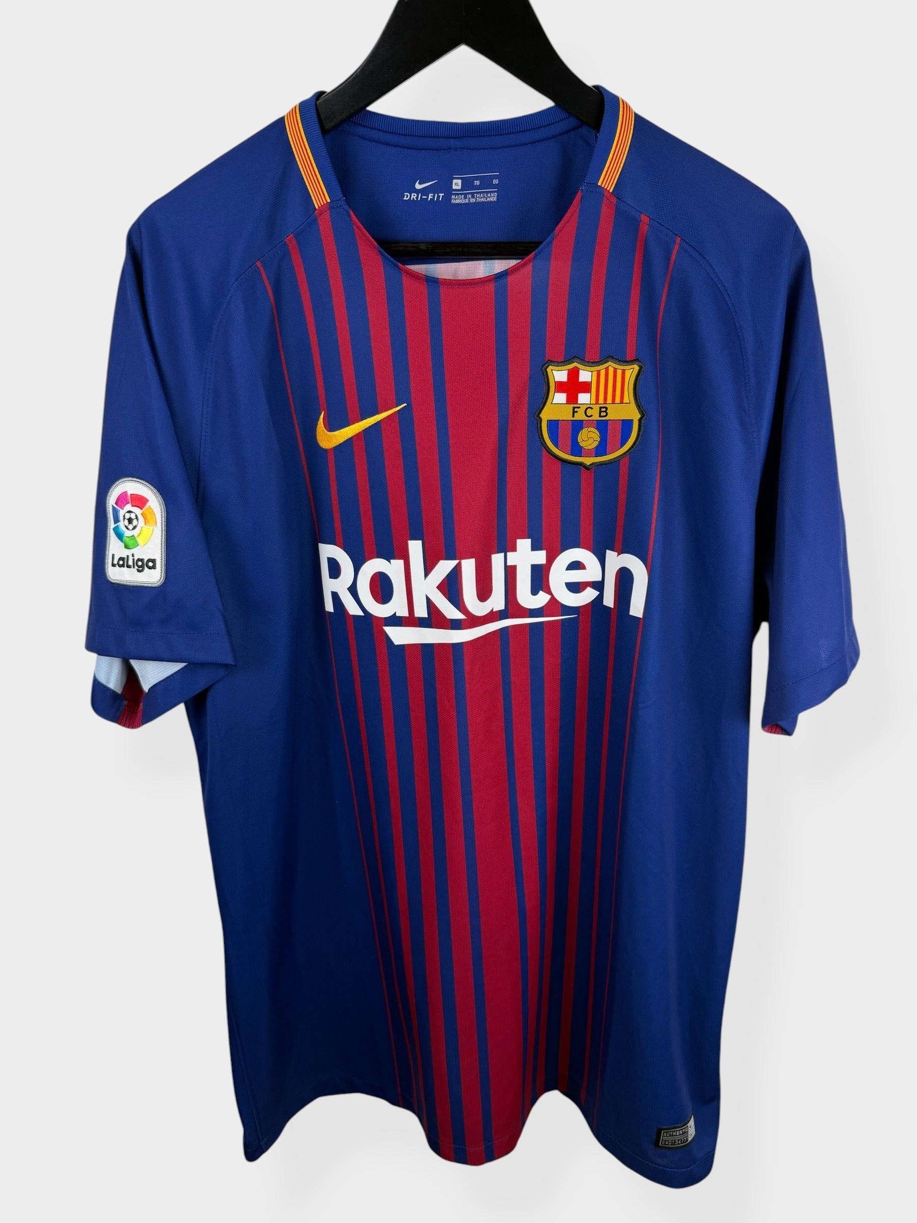 2017-18 BARCELONA HOME SHIRT MESSI #10 XL