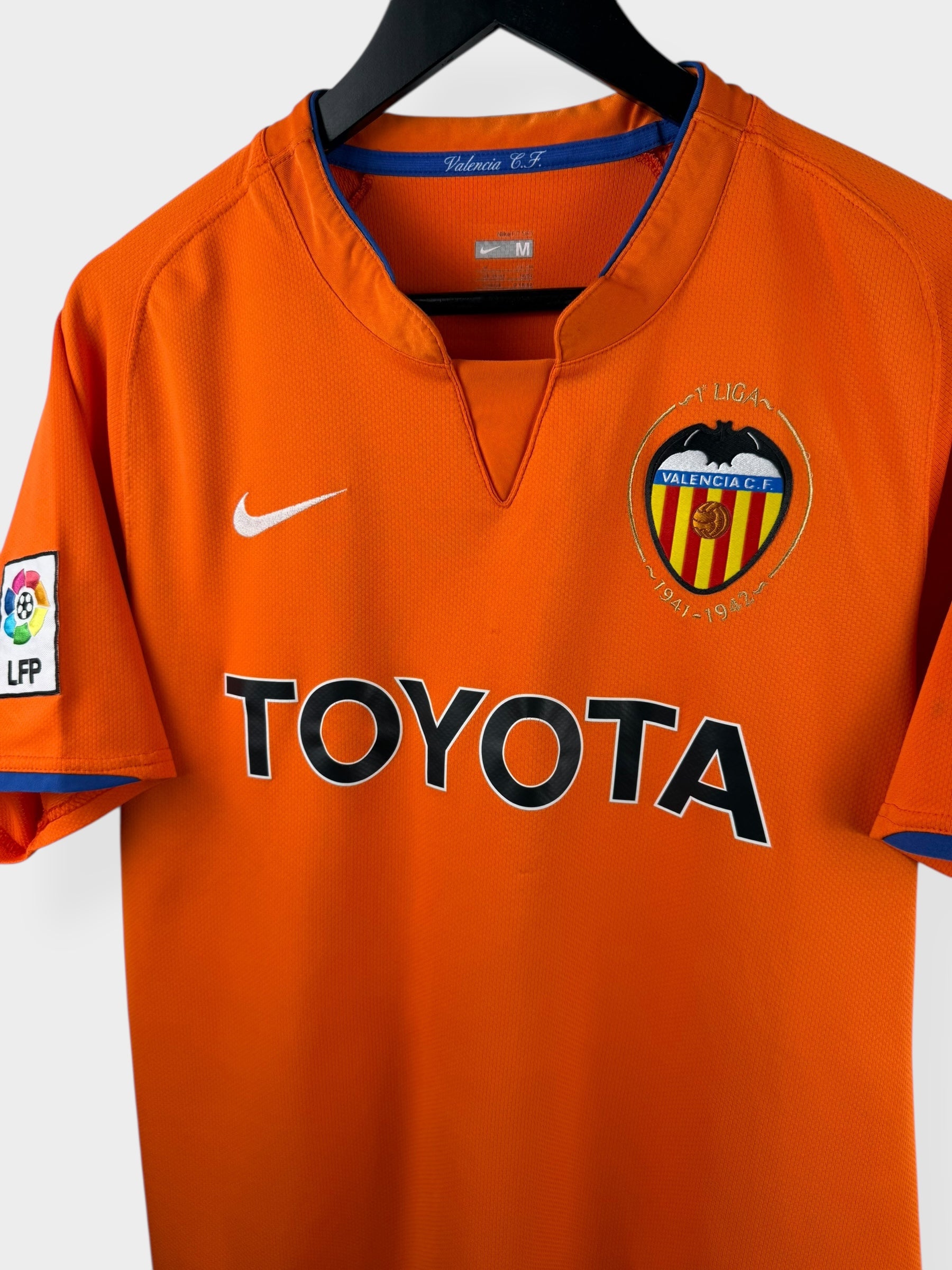 2007-08 VALENCIA AUSWÄRTSTRIKOT DAVID VILLA #7 M
