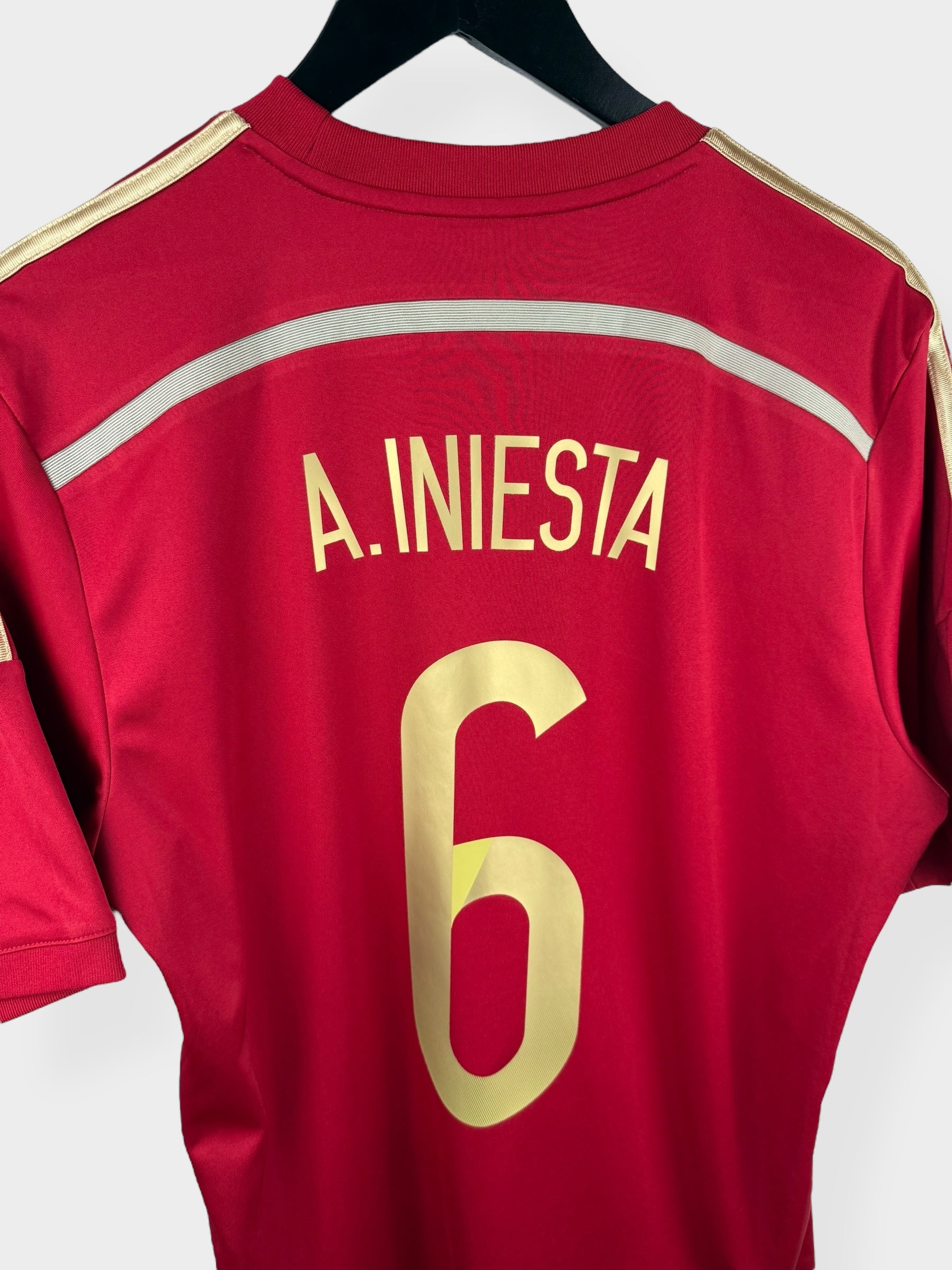 2014-15 SPANIEN HEIMTRIKOT INIESTA #6 M
