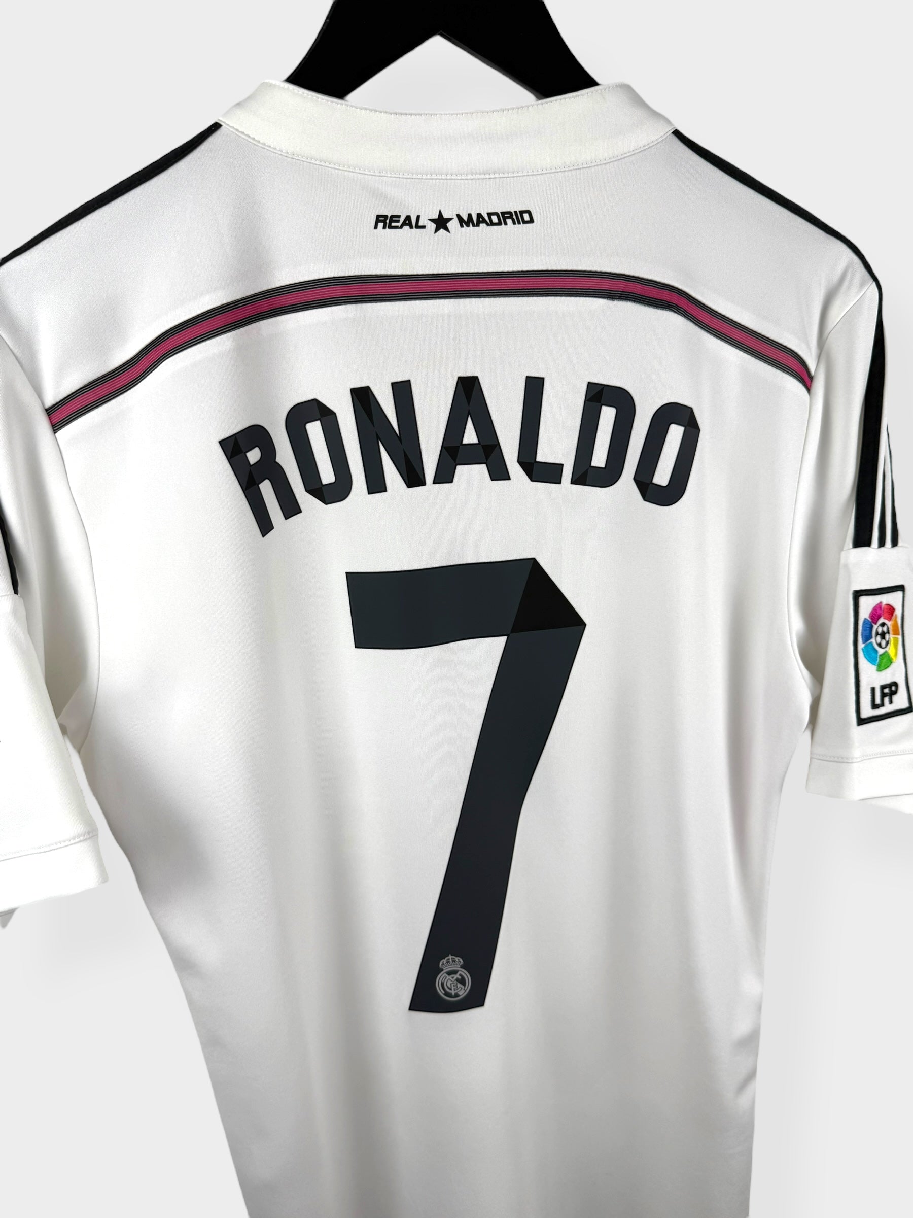2014-15 REAL MADRID HOME SHIRT RONALDO #7 S - Authentic Football Club
