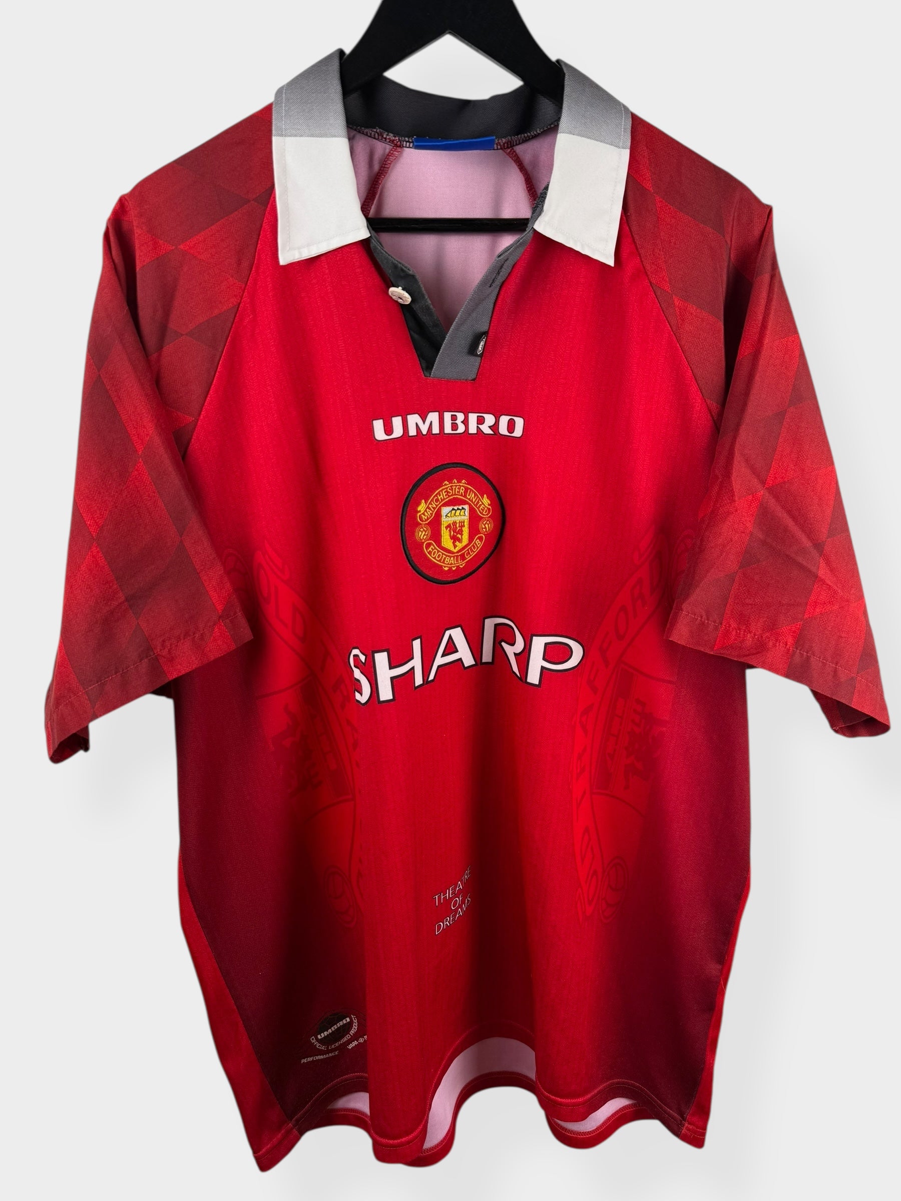 1996-98 MANCHESTER UNITED THUISSHIRT SOLSKJAER #20 XL