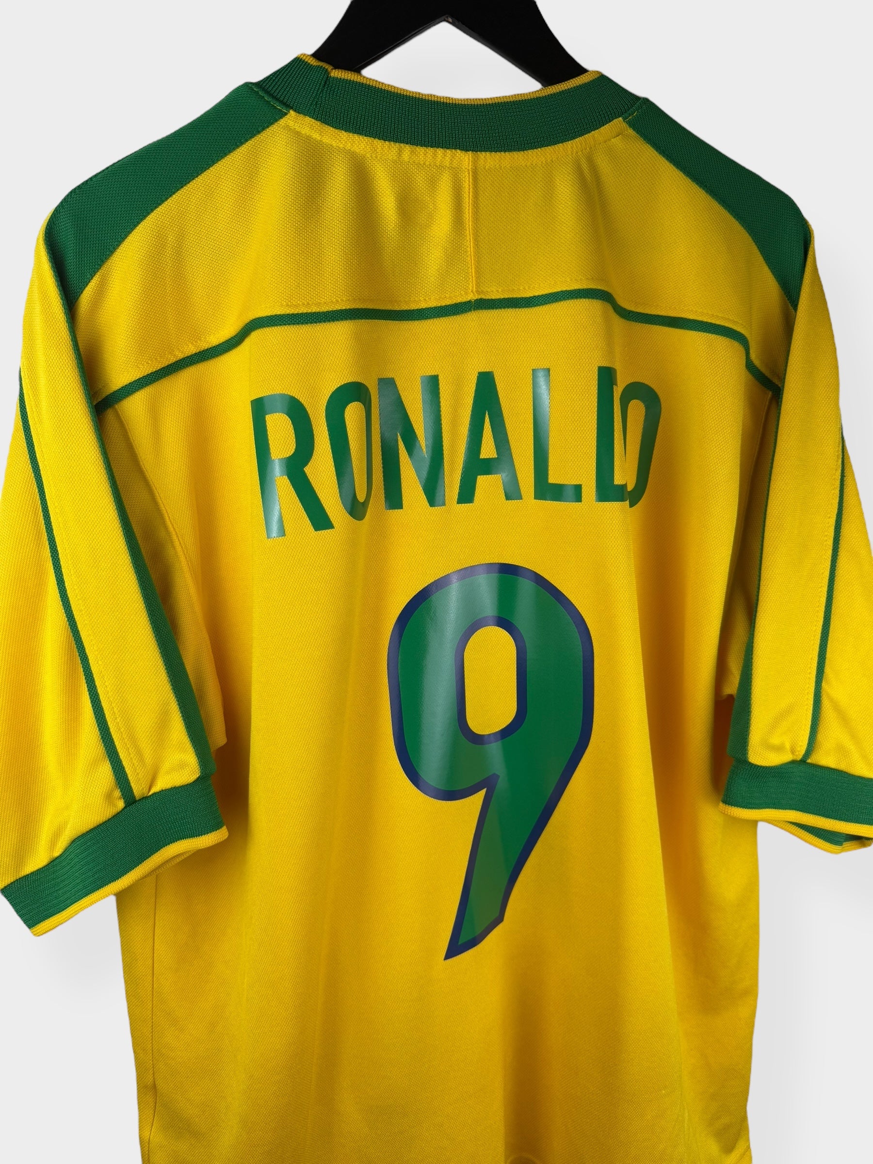 1998-00 BRASILIEN HEIMTRIKOT RONALDO #9 L