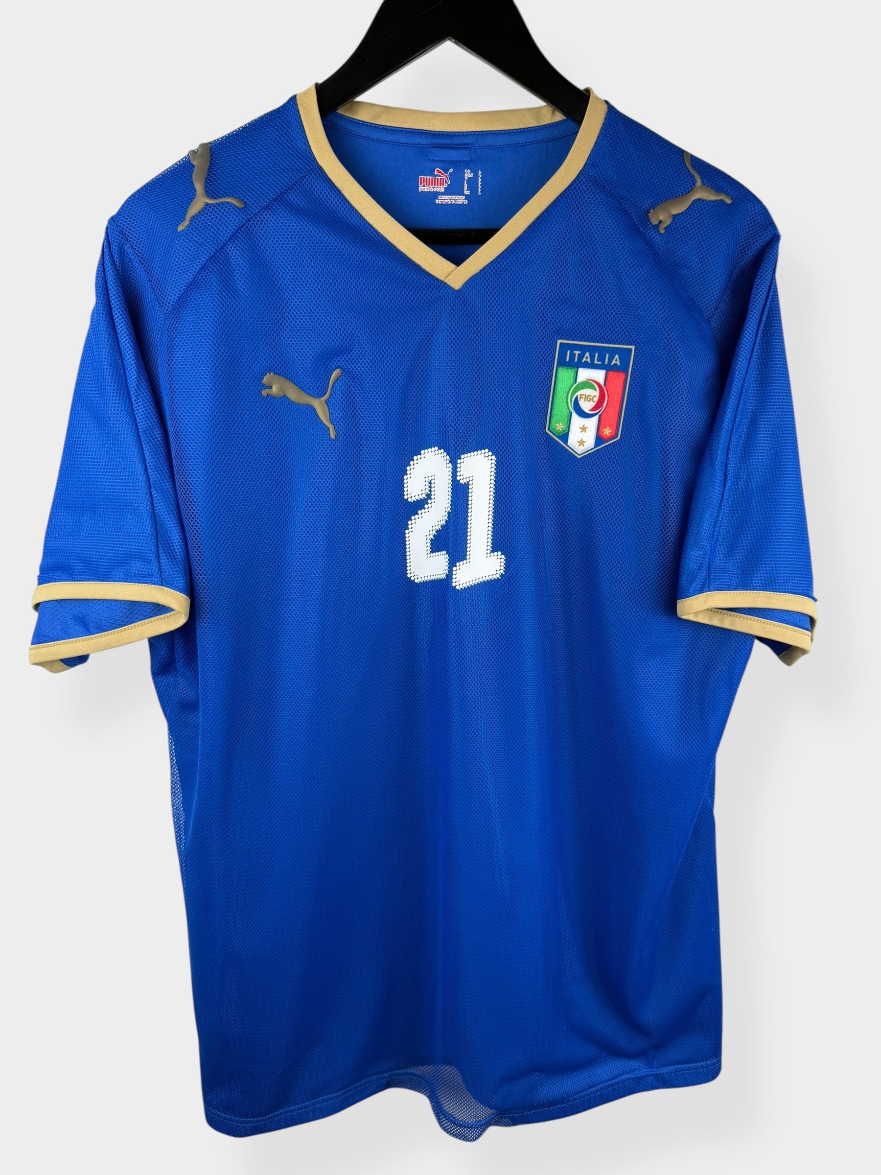 2008-09 ITALY HOME SHIRT PIRLO #21 L