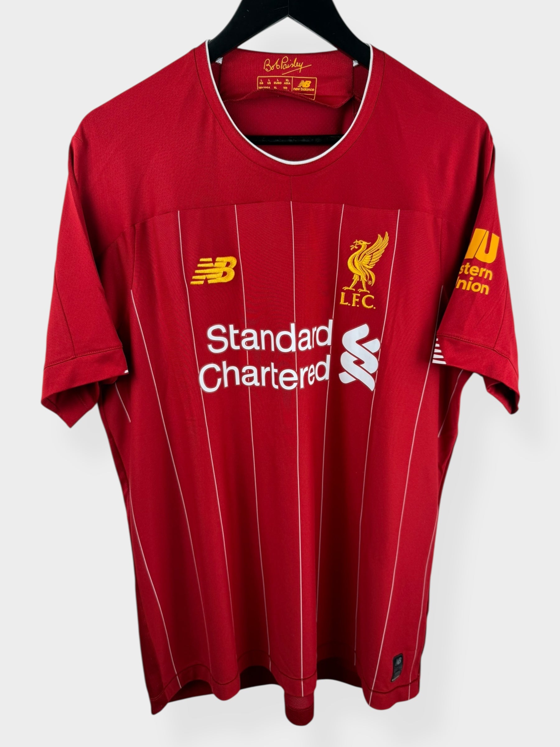 2019-20 LIVERPOOL HOME SHIRT VIRGIL #4 L
