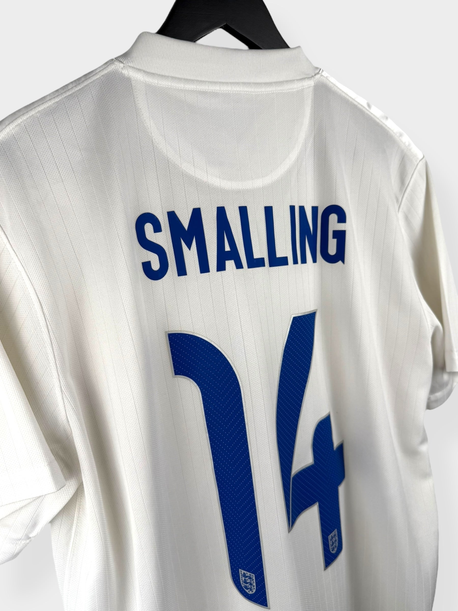2014-15 ENGLAND HOME SHIRT SMALLING #14 L