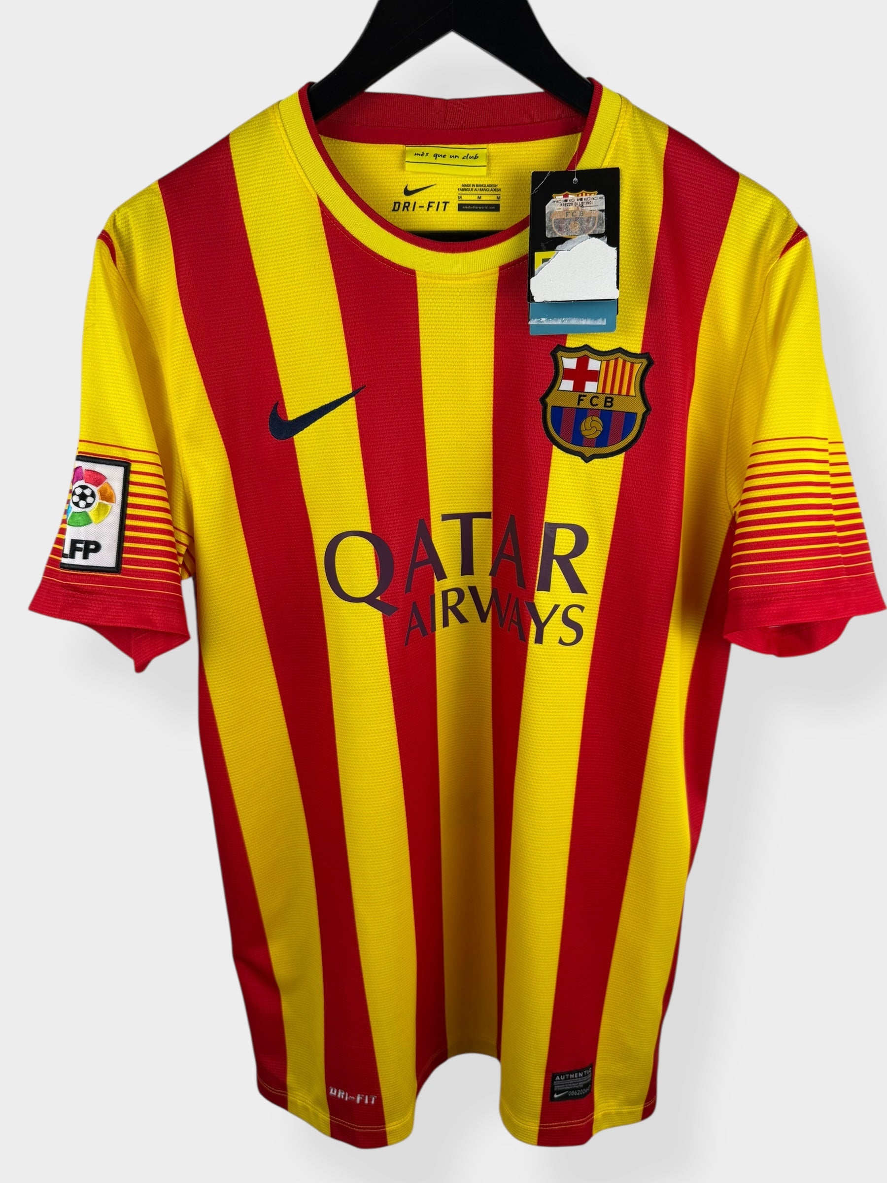 2013-14 BARCELONA AWAY SHIRT MESSI #10 M - Authentic Football Club