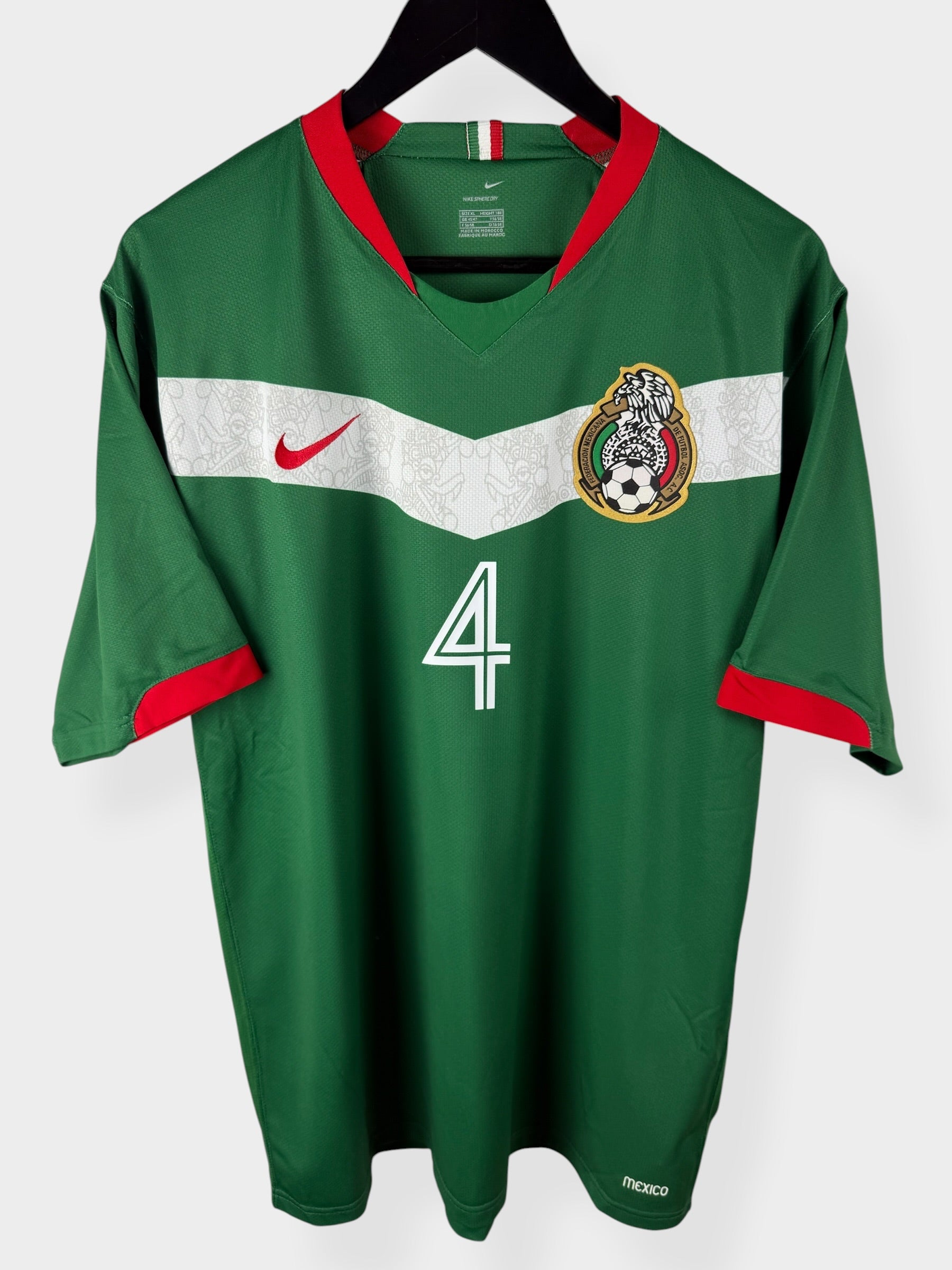 2006-07 MEXICO HOME SHIRT MARQUEZ #4 XL