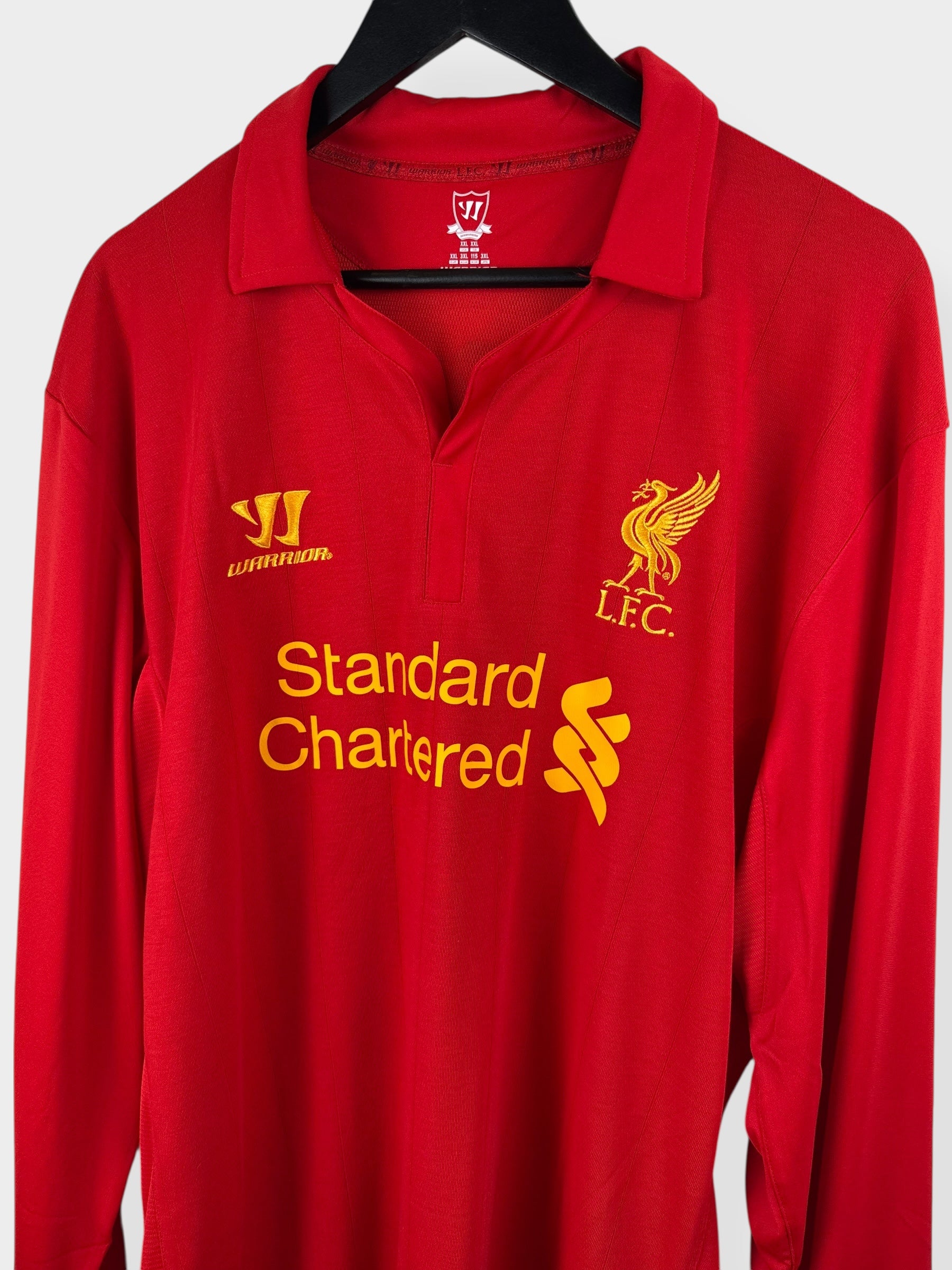 2012-13 LIVERPOOL HOME SHIRT LS GERRARD #8 XXL