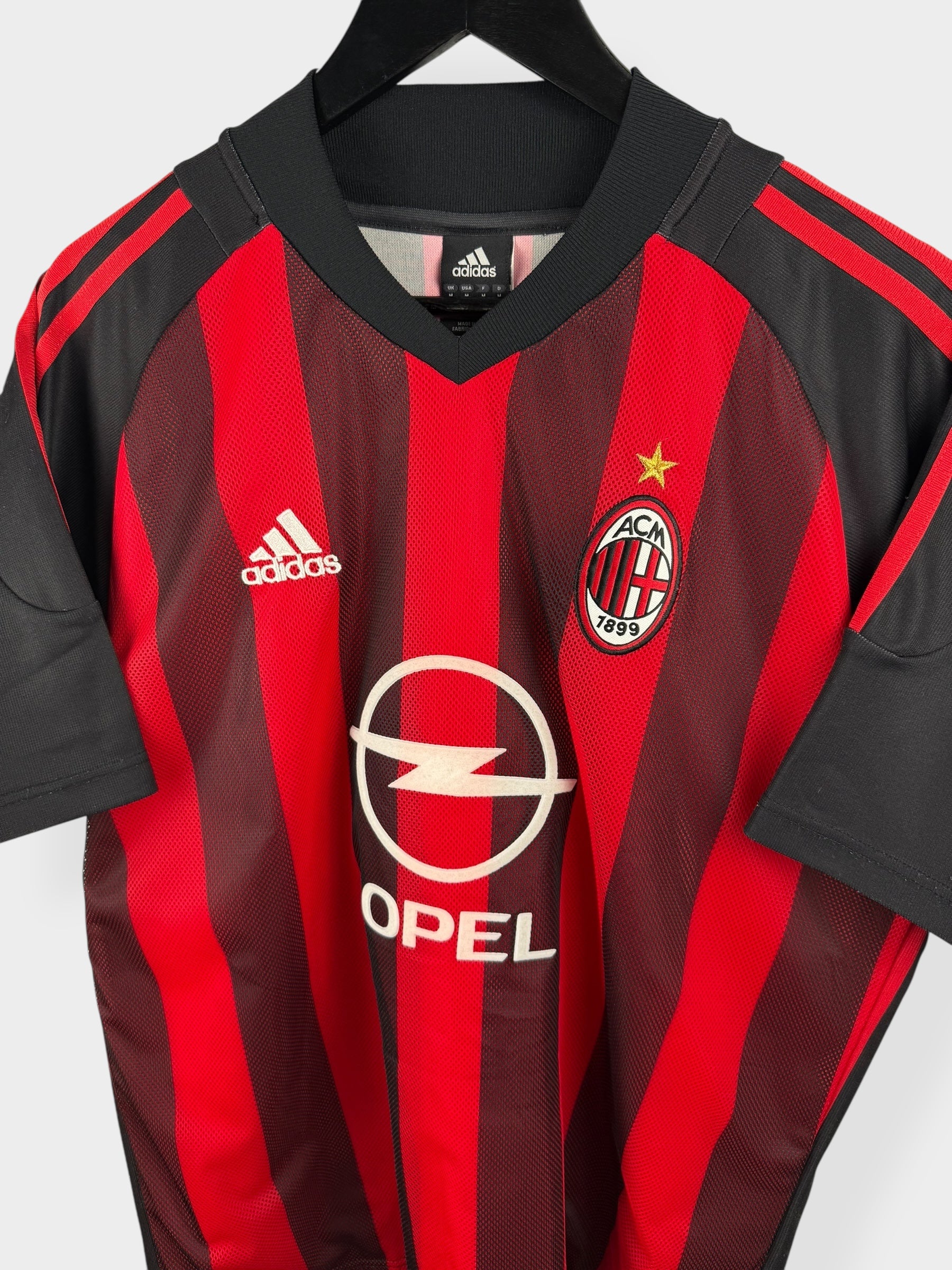 2002-03 AC MILAN HOME SHIRT MALDINI #3 M - Authentic Football Club